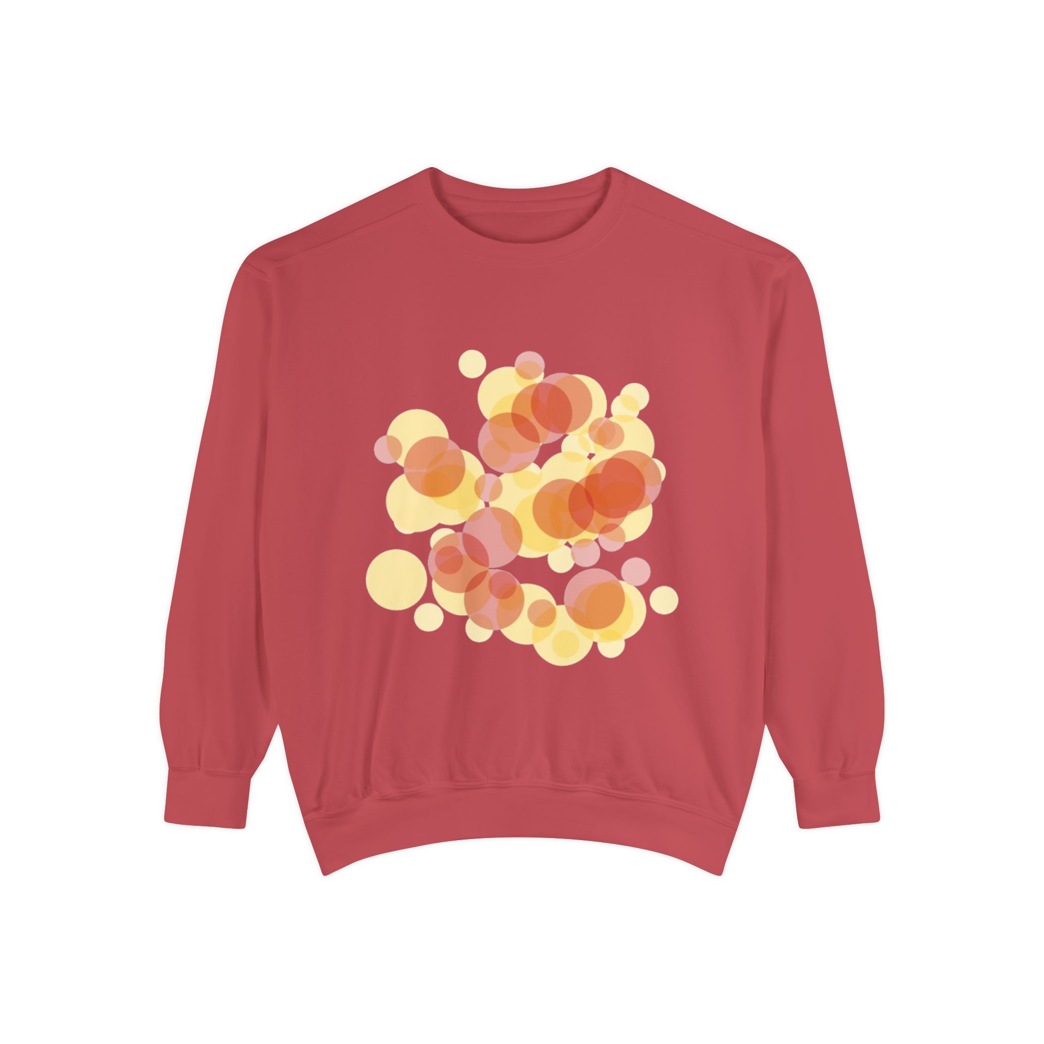 Abstract Sunset Bubbles Sweatshirt