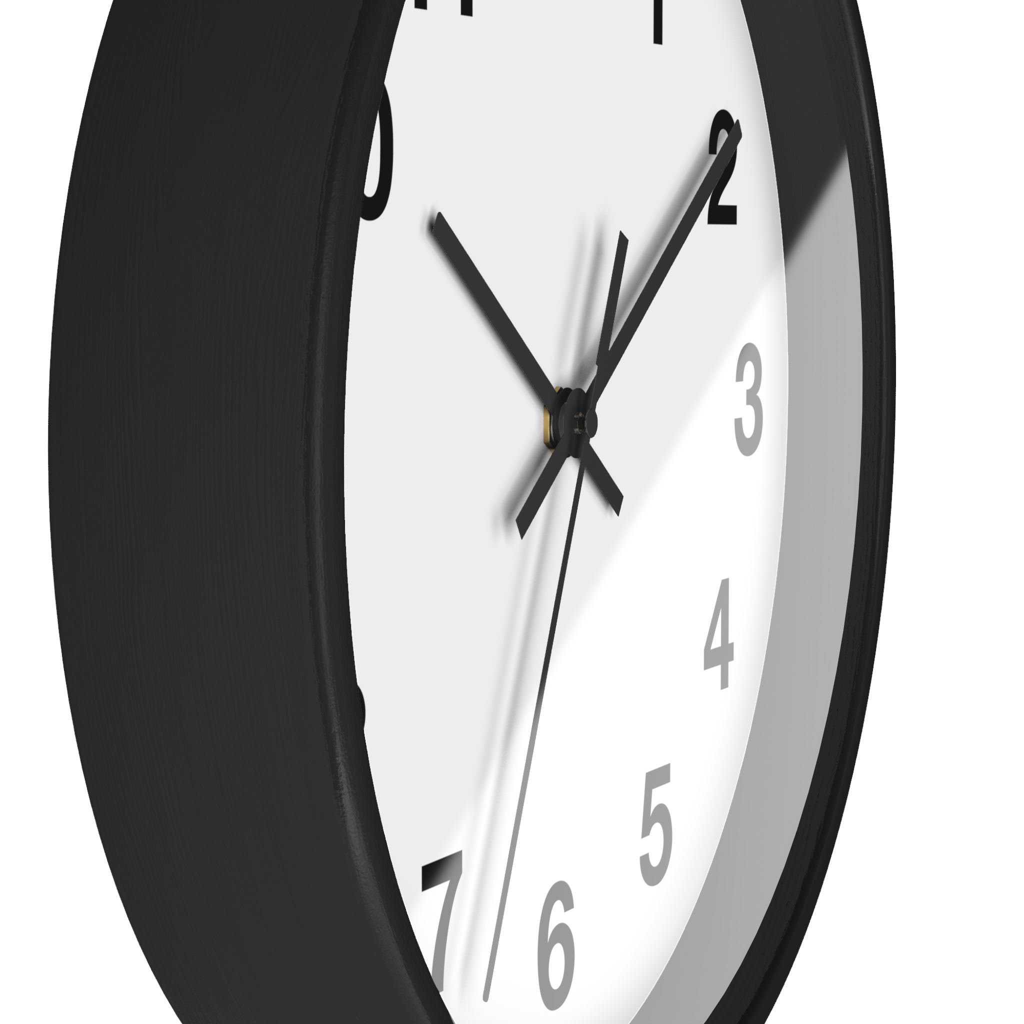 Minimal Black Frame Wall Clock — Modern Silent Home Clock - Image 3