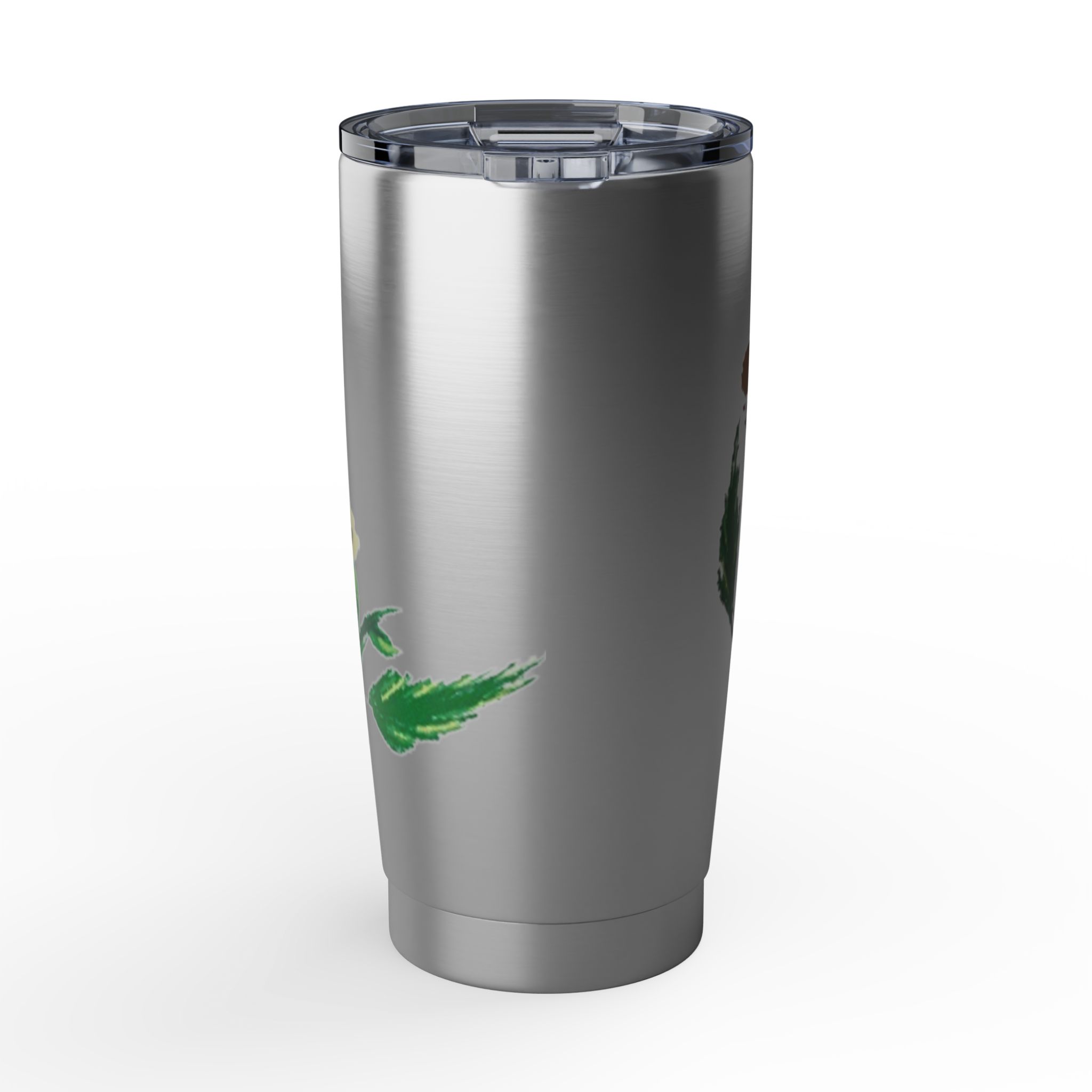 Floral Vagabond 20oz Tumbler – Hand-Painted Flower Travel Cup - Image 2