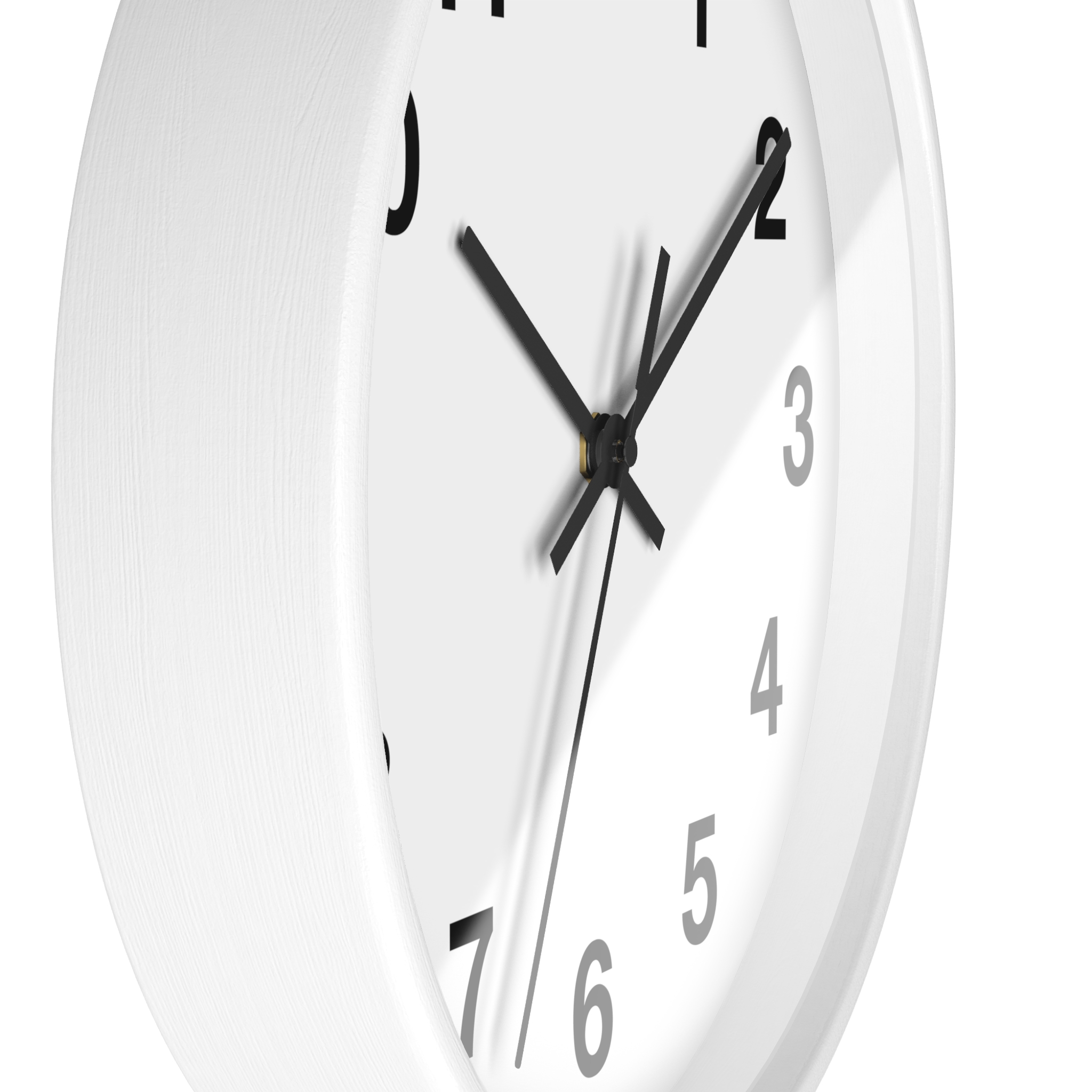 Minimal Black Frame Wall Clock — Modern Silent Home Clock - Image 8