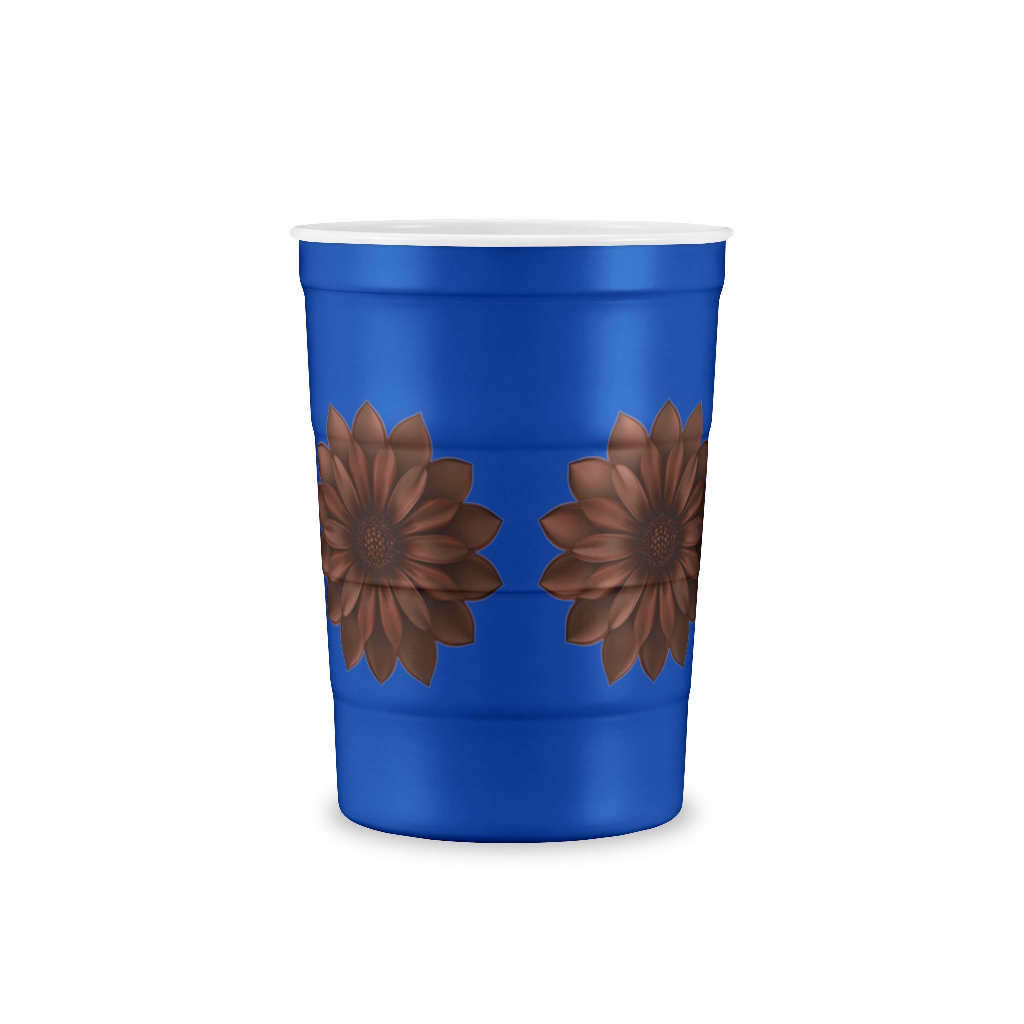 Floral Meadow Steel Cup — Reusable Insulated Cup with Wildflower Band - Image 13