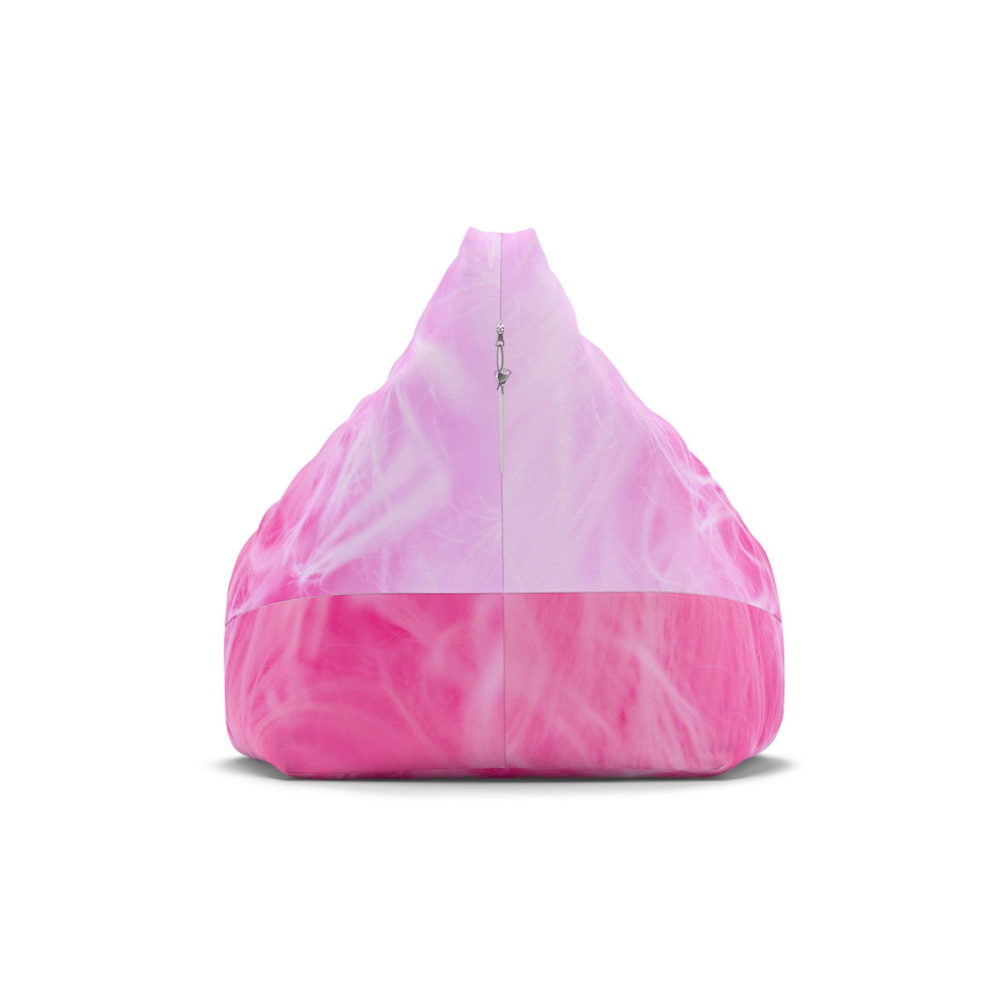 Pink Marble Bean Bag Cover — Soft Smoky Swirl Lounger Slipcover - Image 3