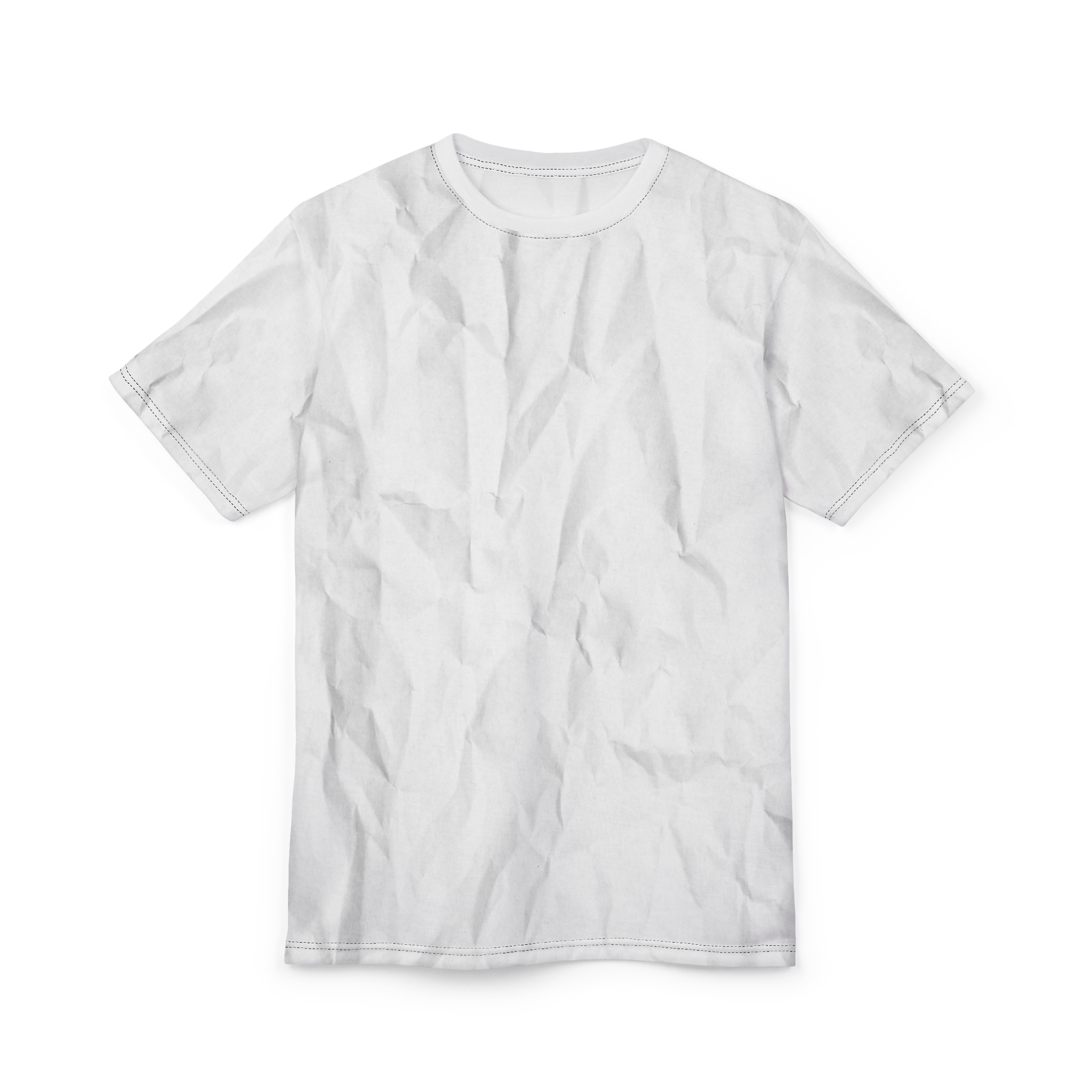 Crumpled Paper Graphic Tee – All-Over Print Casual Shirt - Image 8