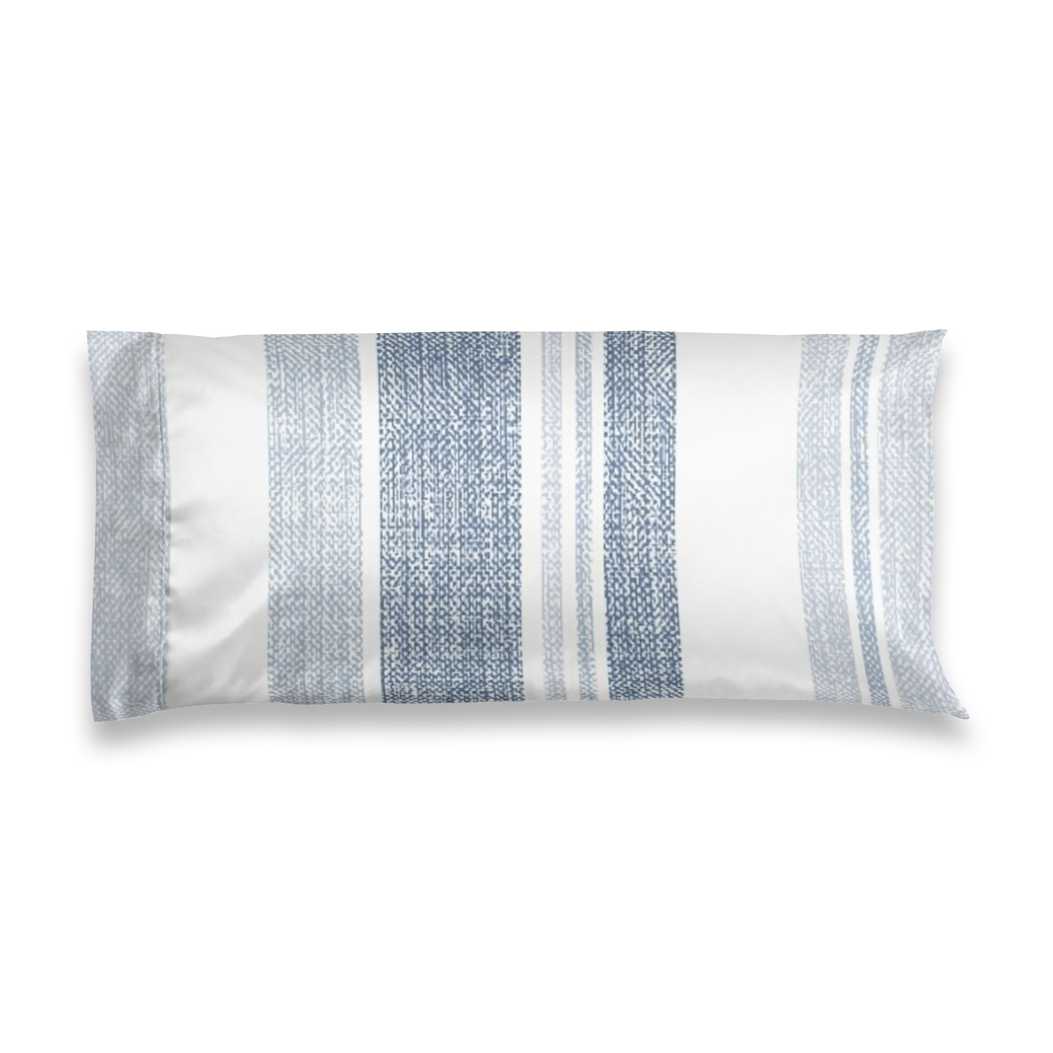 Satin Pillowcase — Coastal Blue Stripe Satin Pillowcase for Hair & Skin Care - Image 3