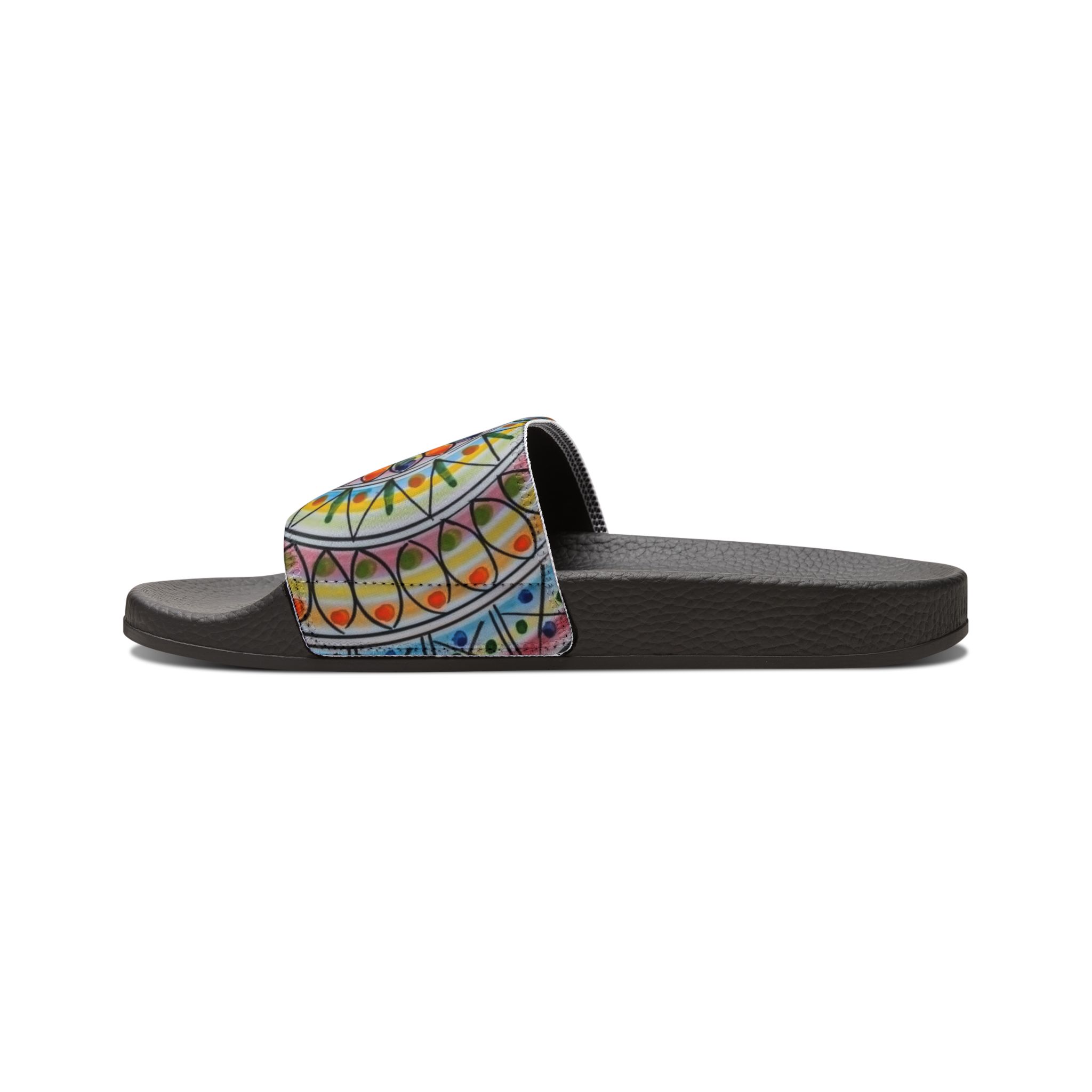 Mandala Slide Sandals — Women's Removable-Strap Summer Slides - Image 4