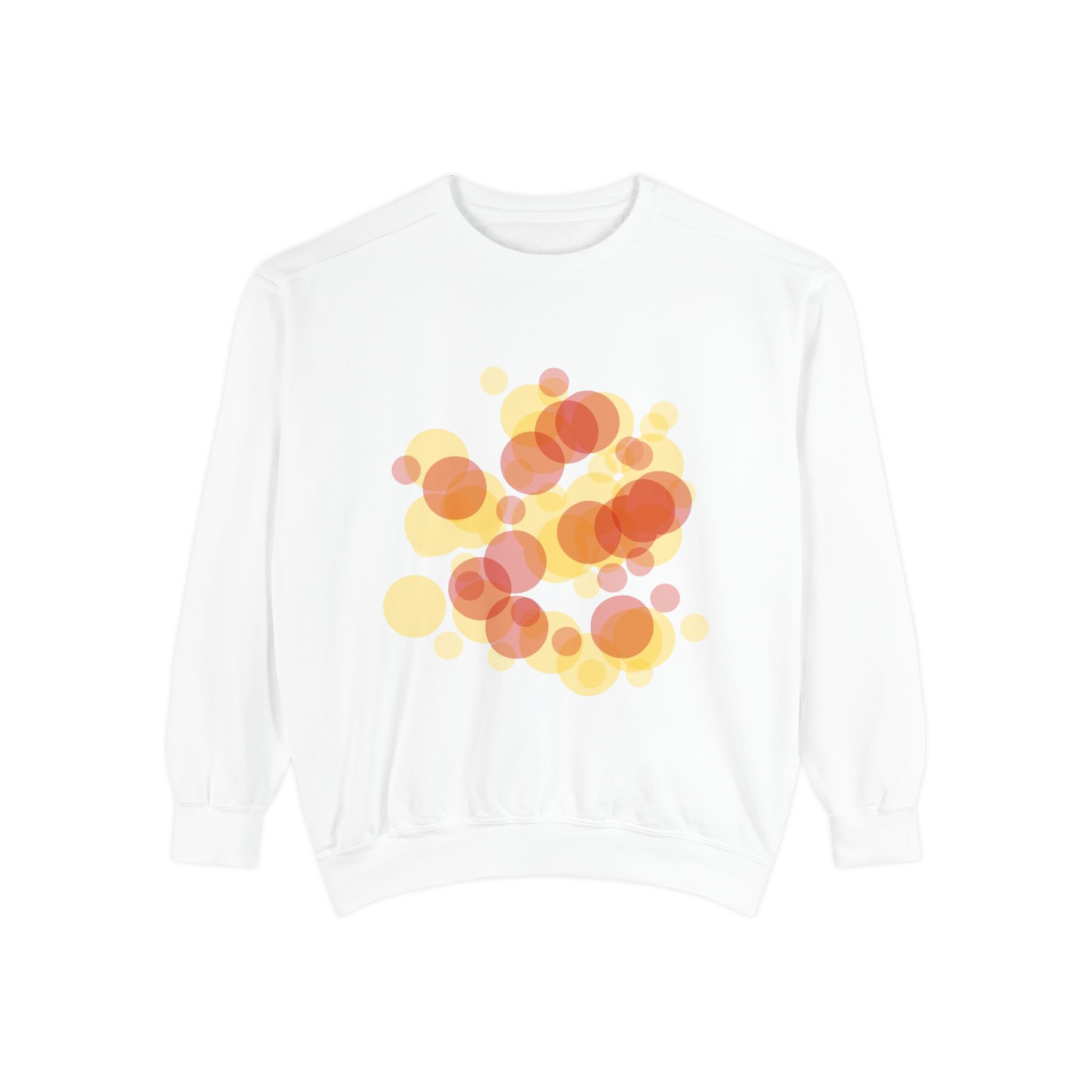 Abstract Sunset Bubbles Sweatshirt - Image 5