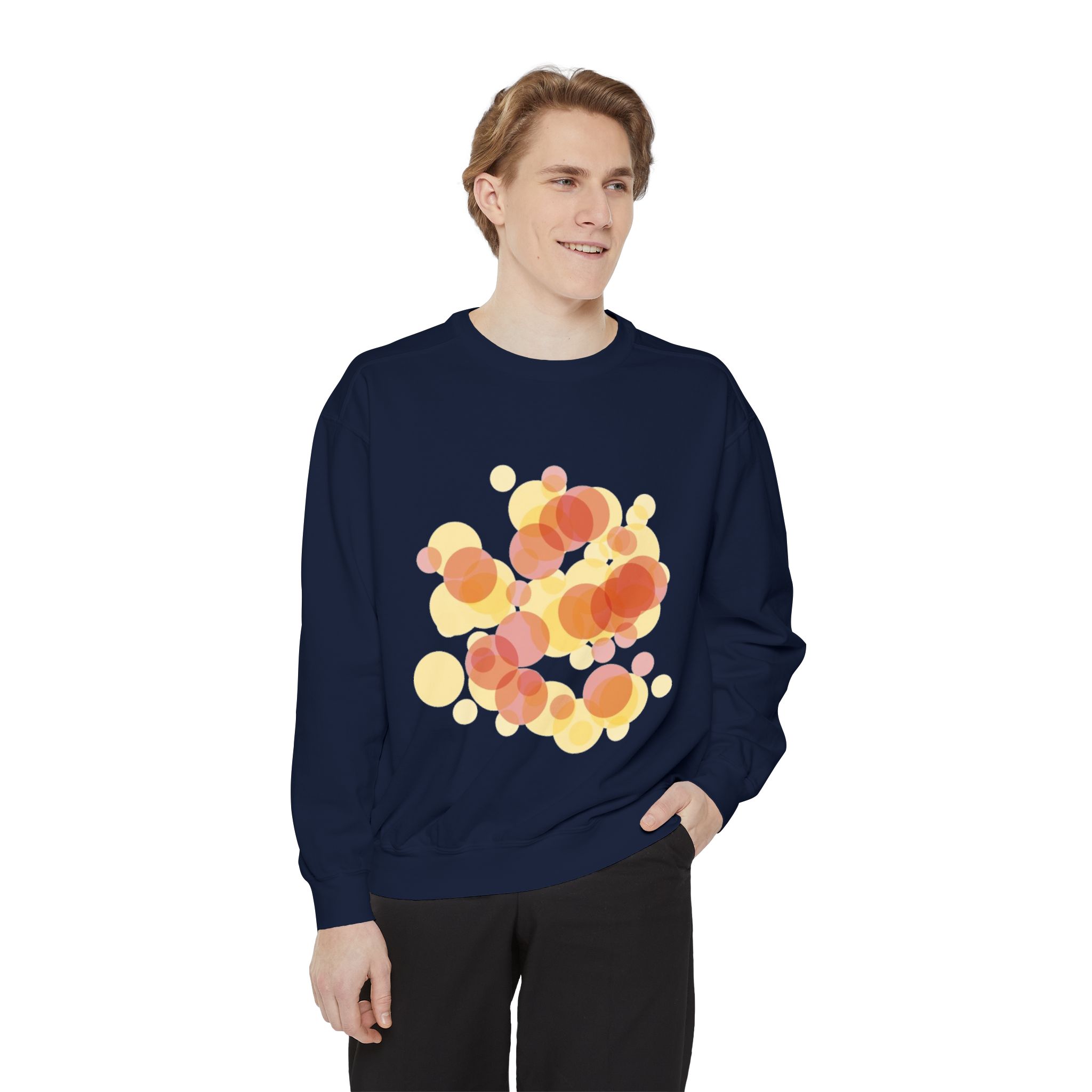 Abstract Sunset Bubbles Sweatshirt - Image 63