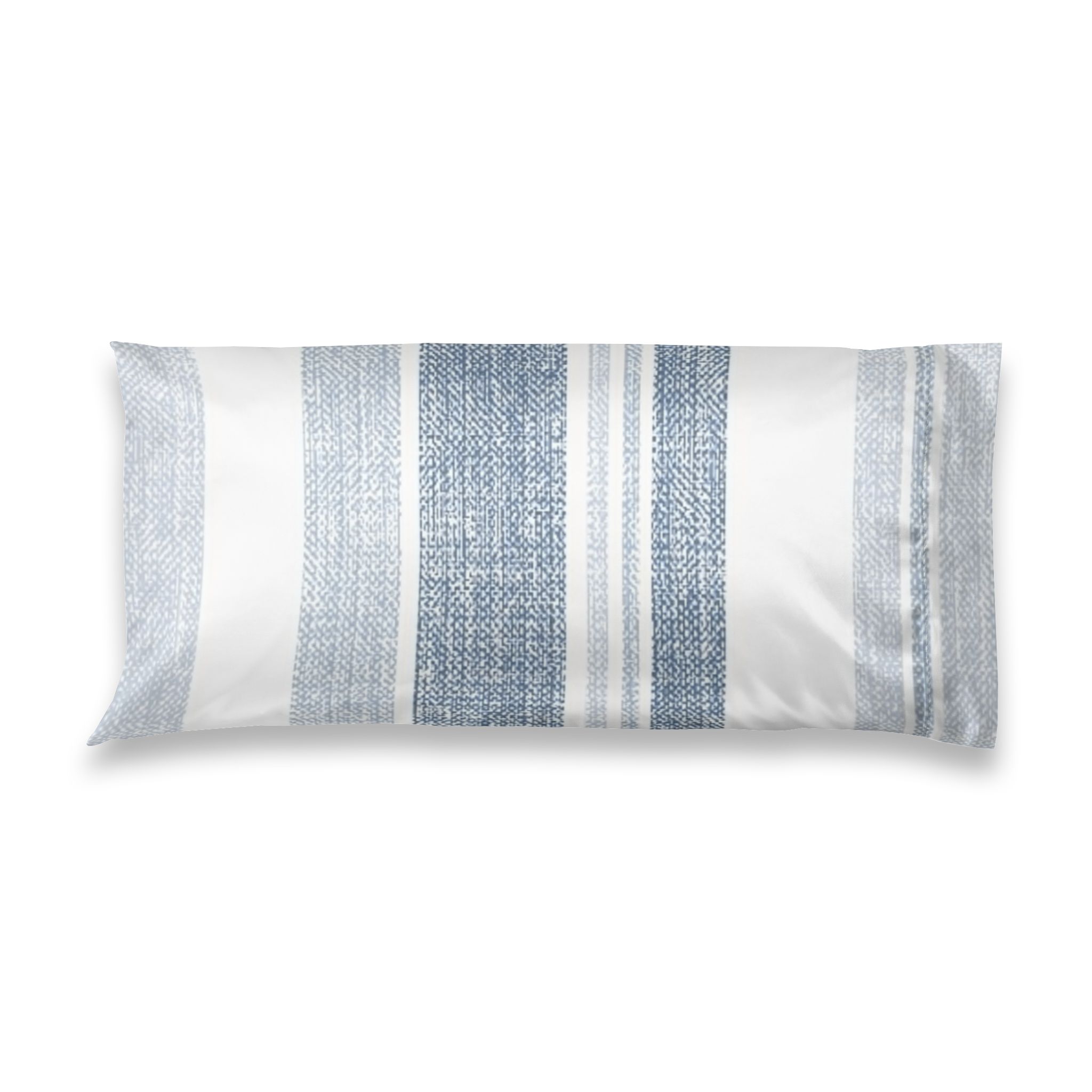 Satin Pillowcase — Coastal Blue Stripe Satin Pillowcase for Hair & Skin Care - Image 4