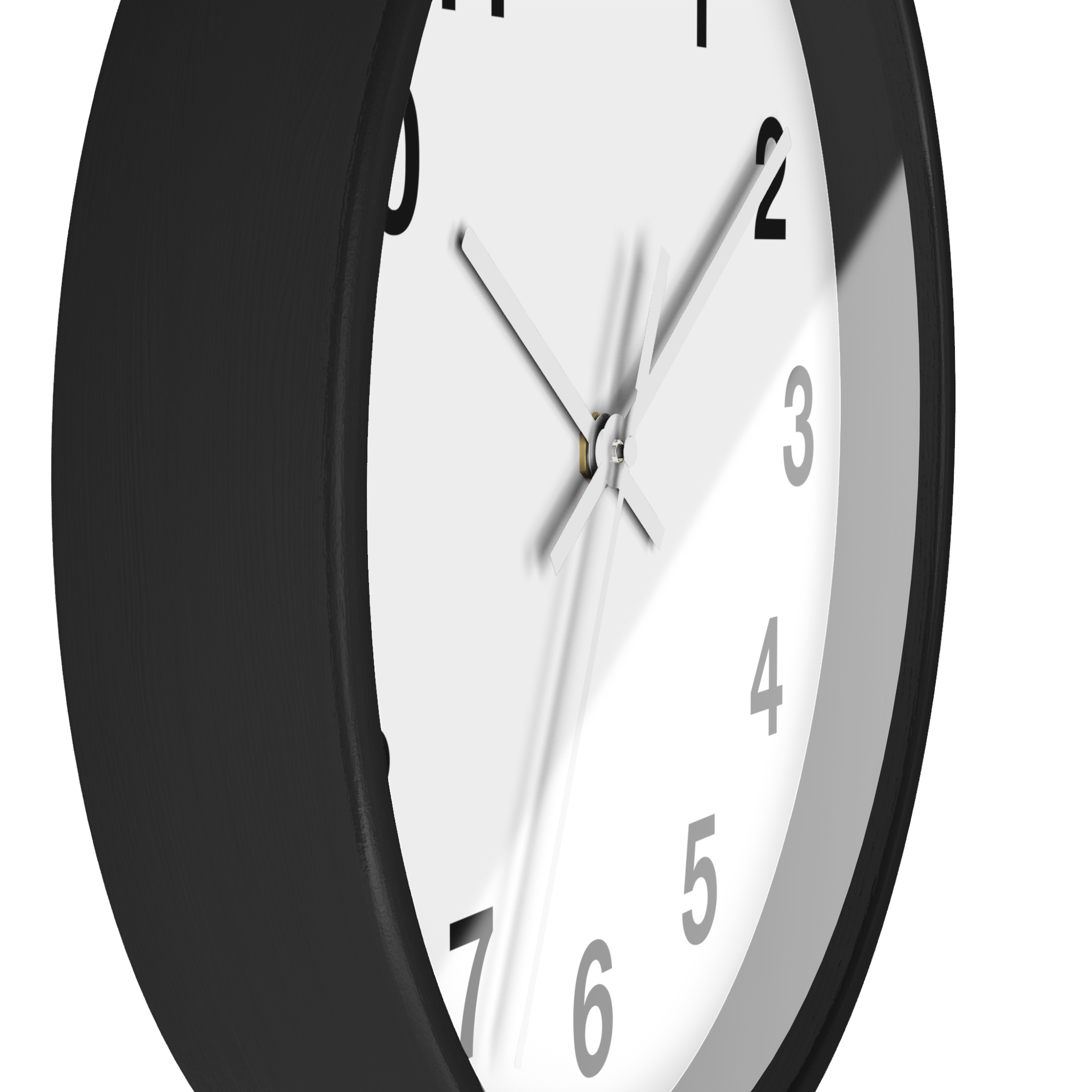Minimal Black Frame Wall Clock — Modern Silent Home Clock - Image 5