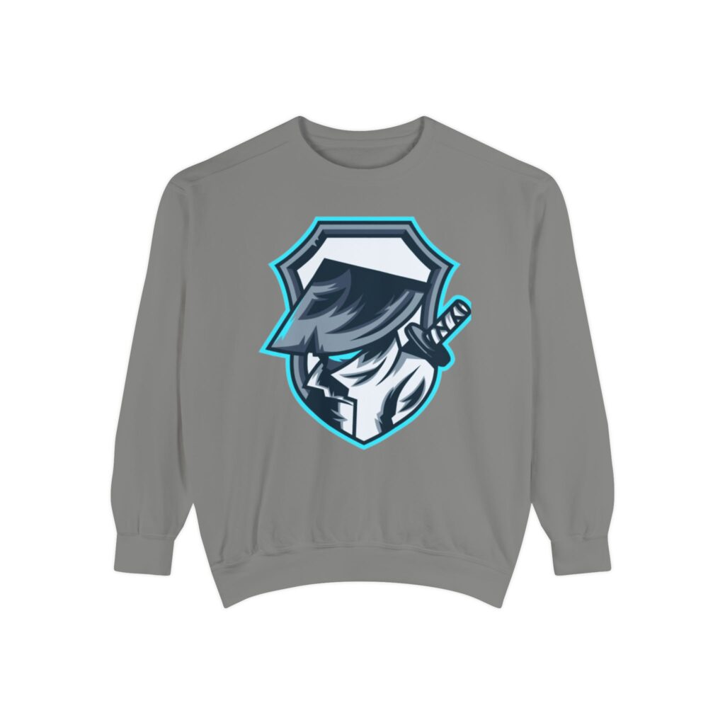 Samurai Shield Sweatshirt — Graphic Sword Emblem Crewneck