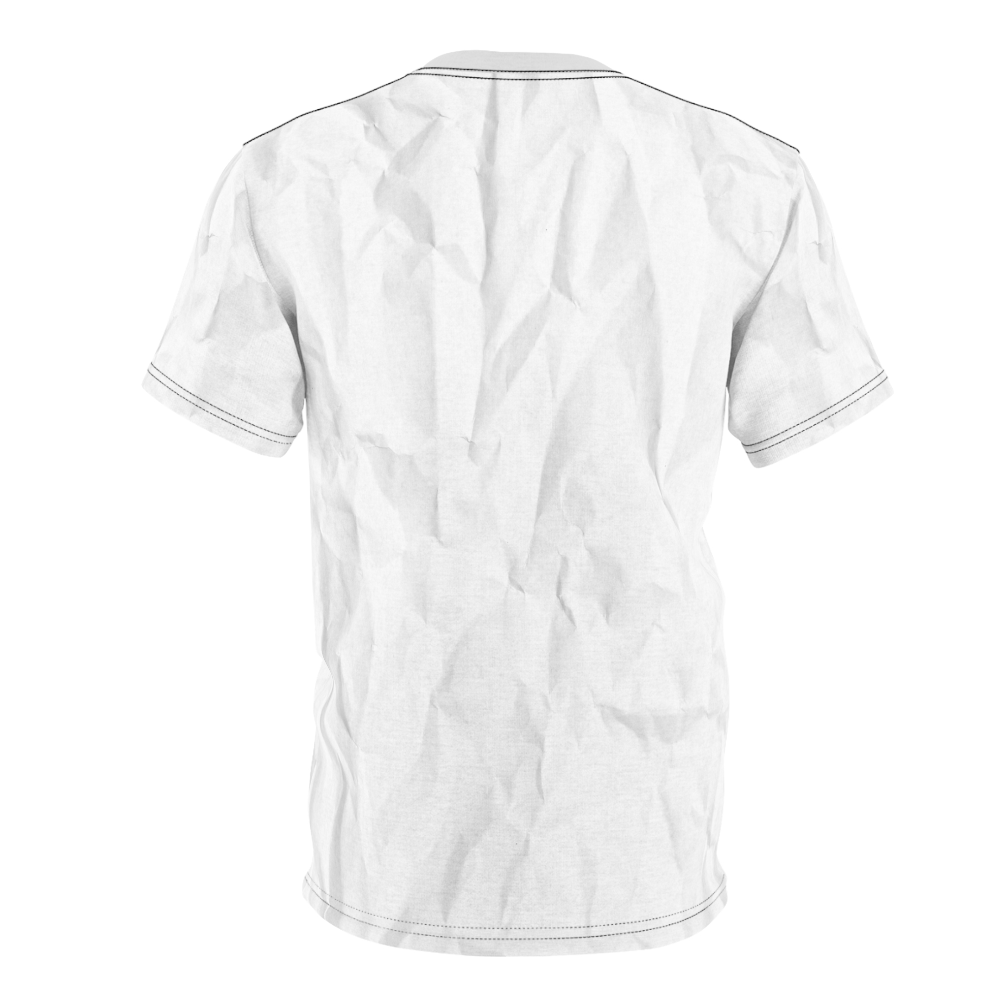 Crumpled Paper Graphic Tee – All-Over Print Casual Shirt - Image 9