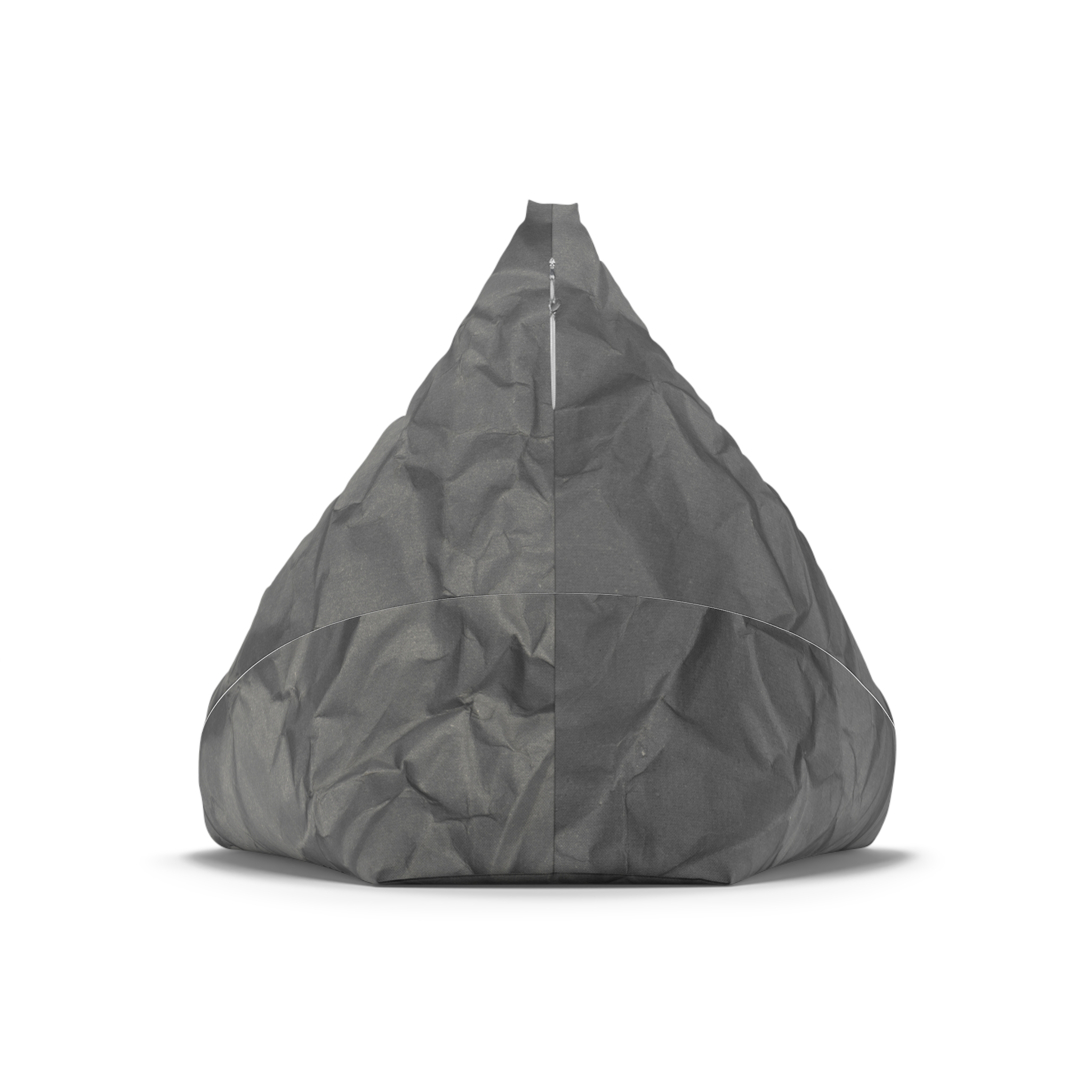 Gray Outdoor Bean Bag Cover — Weather-Resistant Replacement Slipcover - Image 7