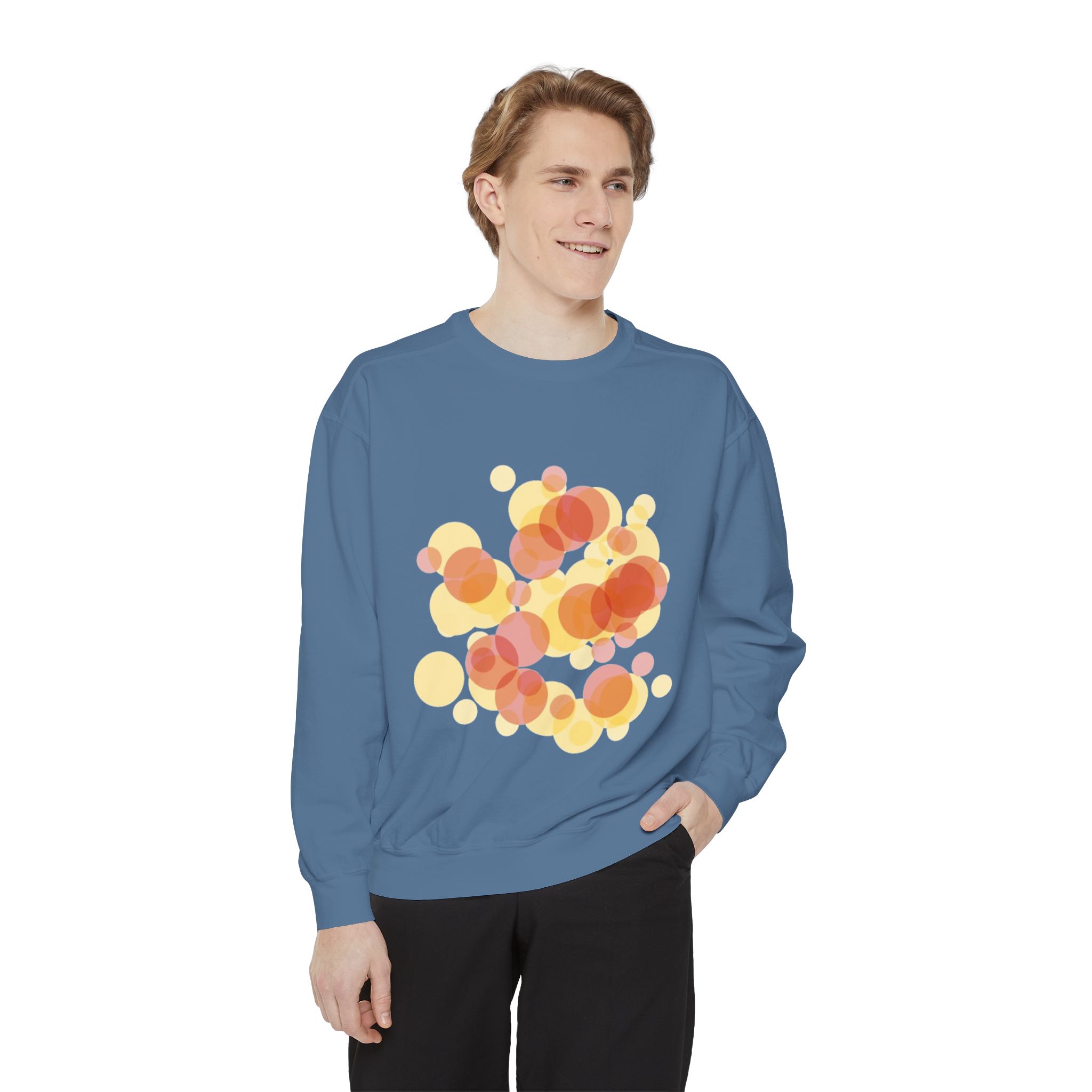 Abstract Sunset Bubbles Sweatshirt - Image 55