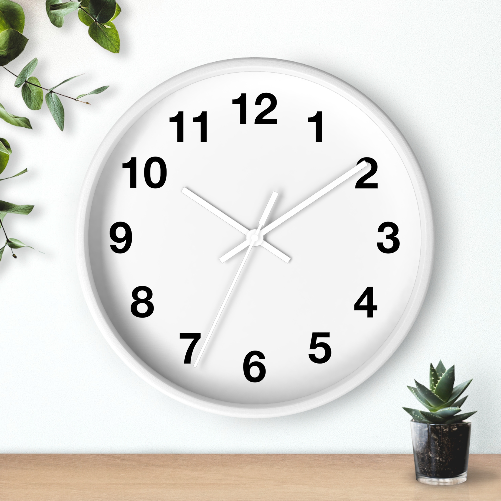 Minimal Black Frame Wall Clock — Modern Silent Home Clock - Image 12