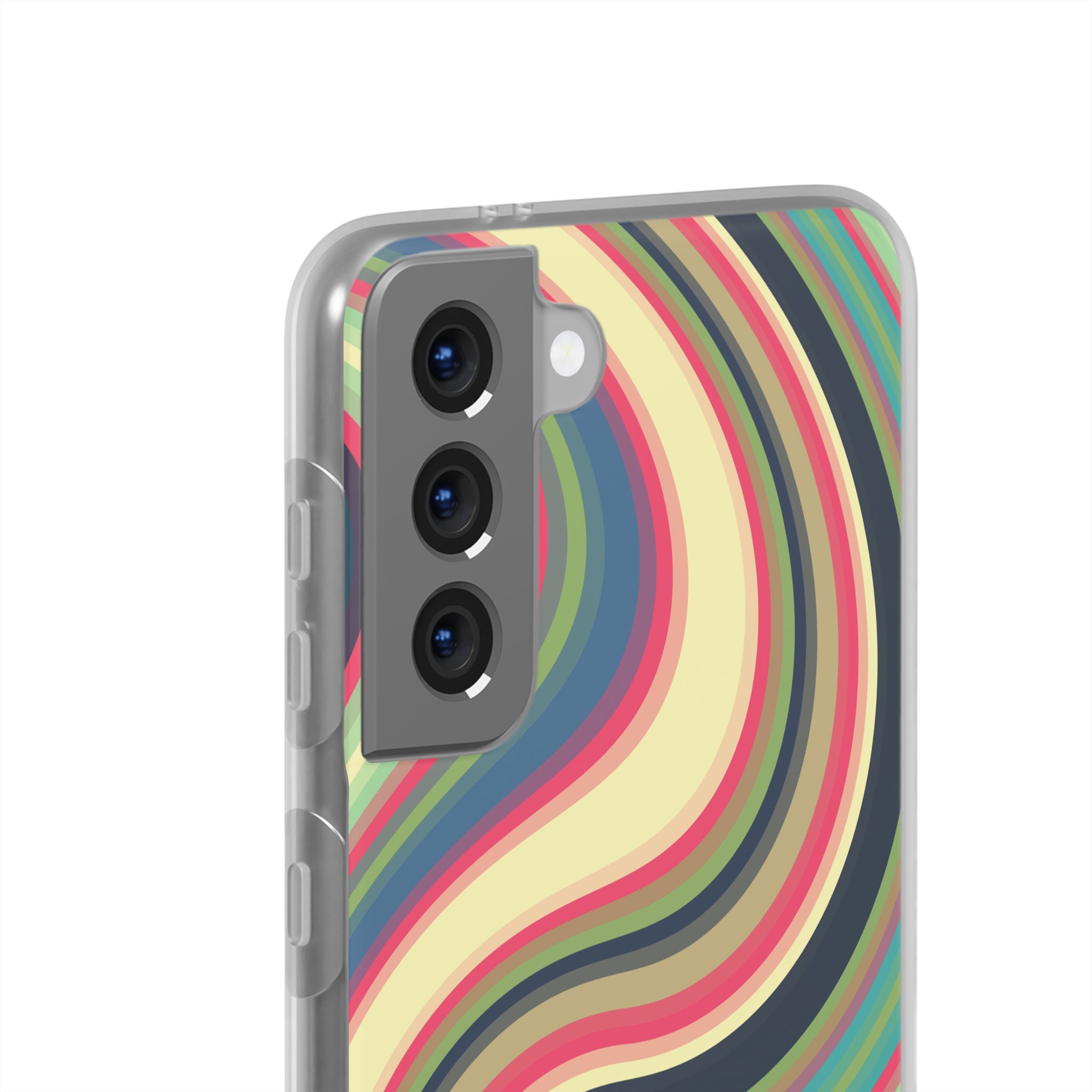 Colorful 1970s-Inspired Abstract Pattern– Retro Swirl Phone Case - Image 11