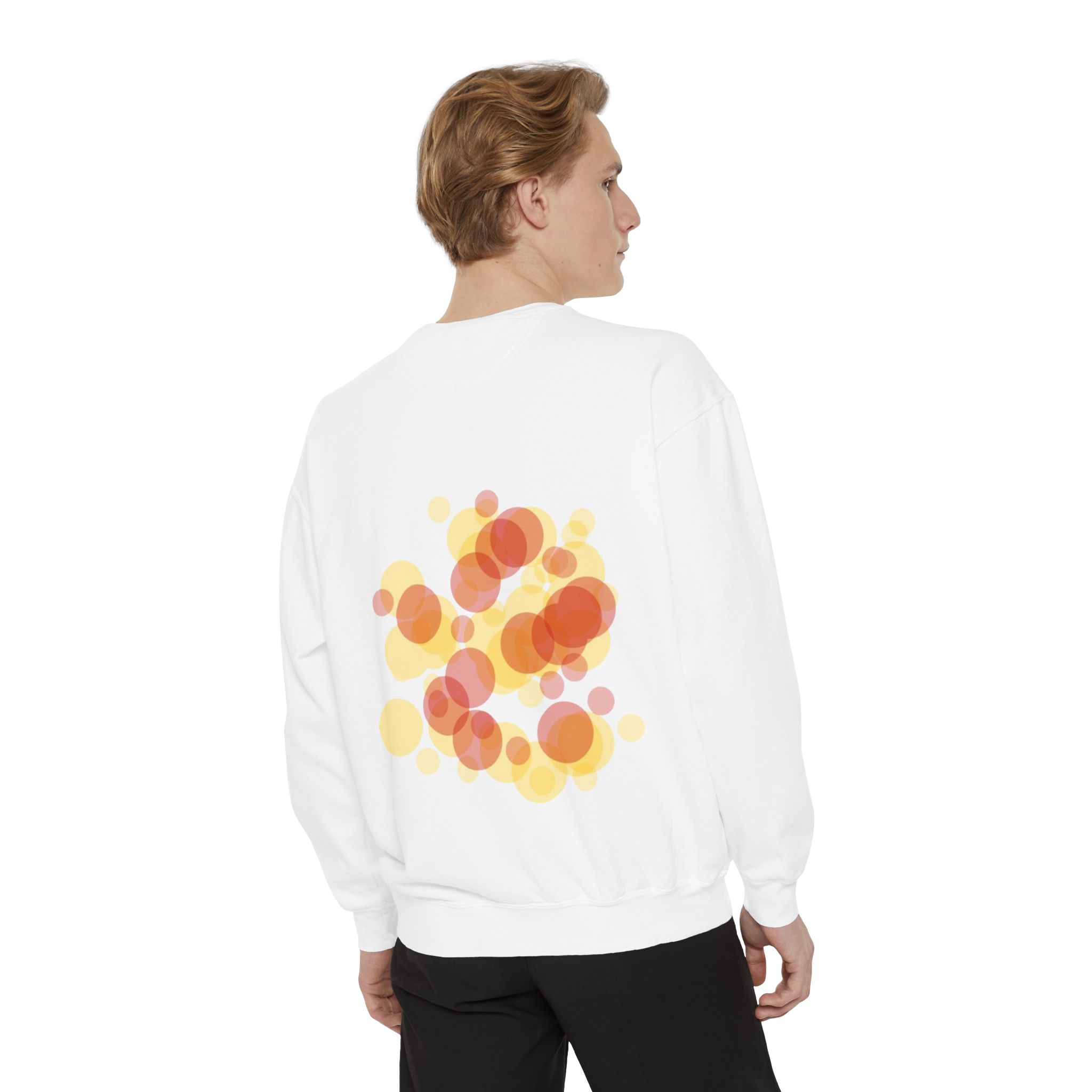 Abstract Sunset Bubbles Sweatshirt - Image 8