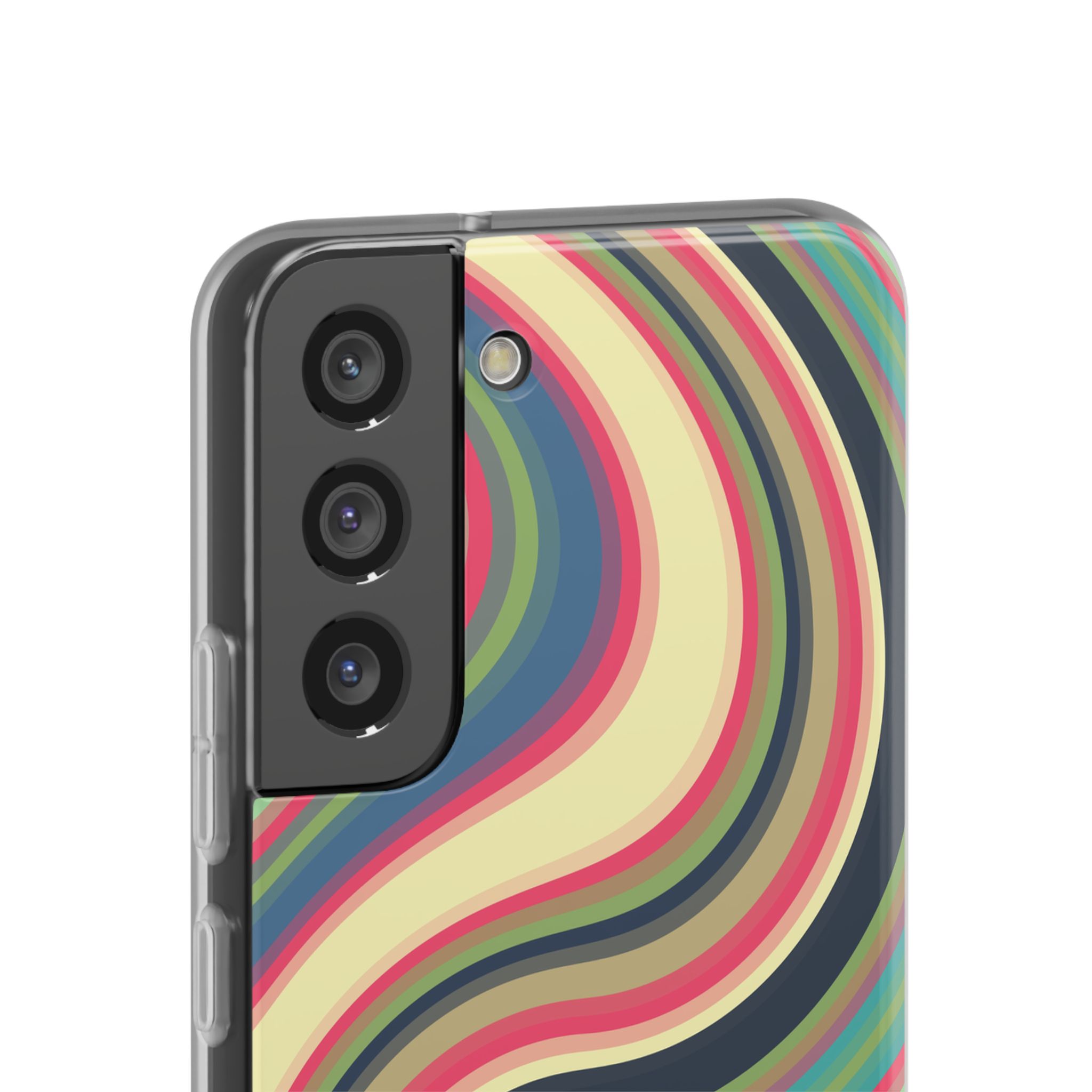 Colorful 1970s-Inspired Abstract Pattern– Retro Swirl Phone Case - Image 23