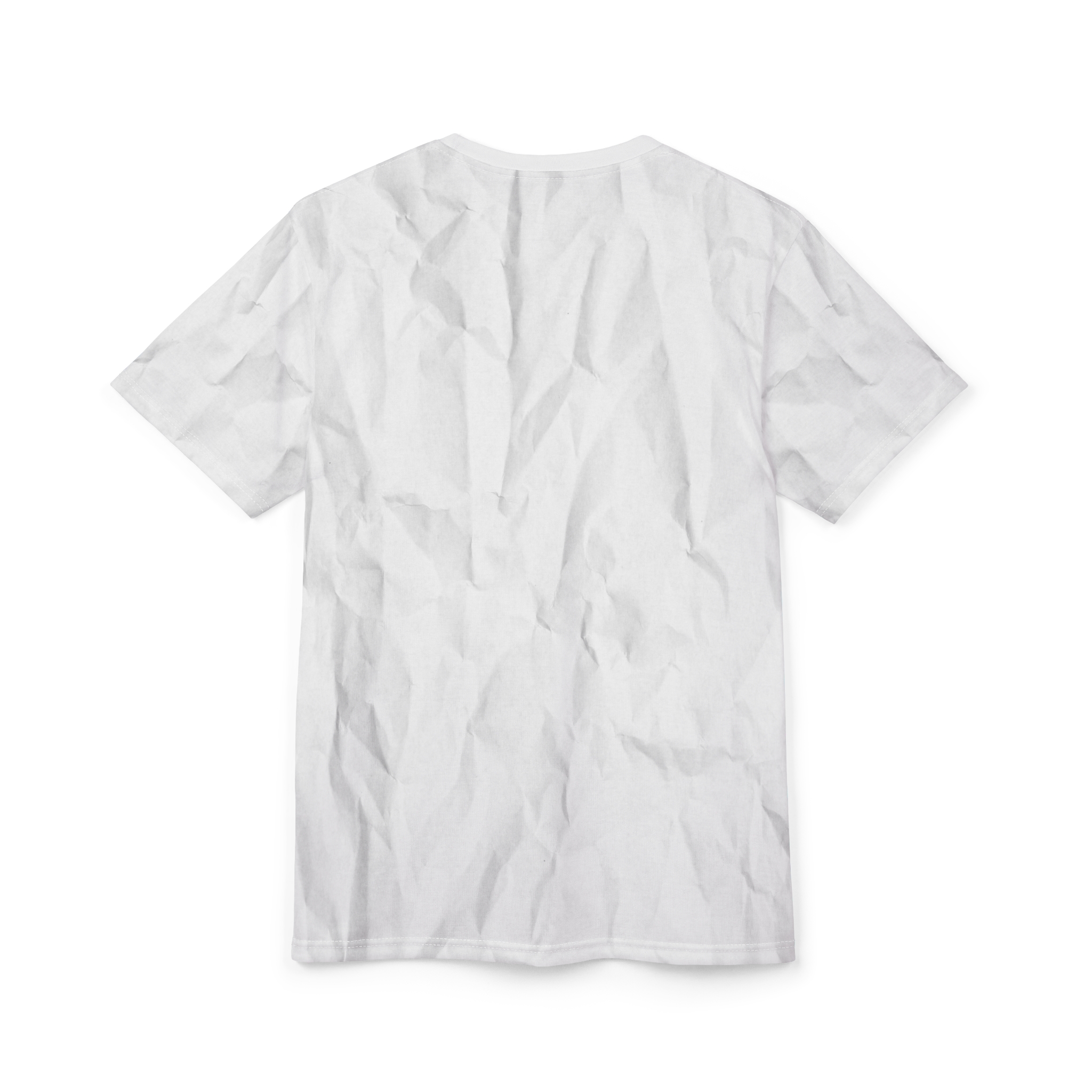 Crumpled Paper Graphic Tee – All-Over Print Casual Shirt - Image 5