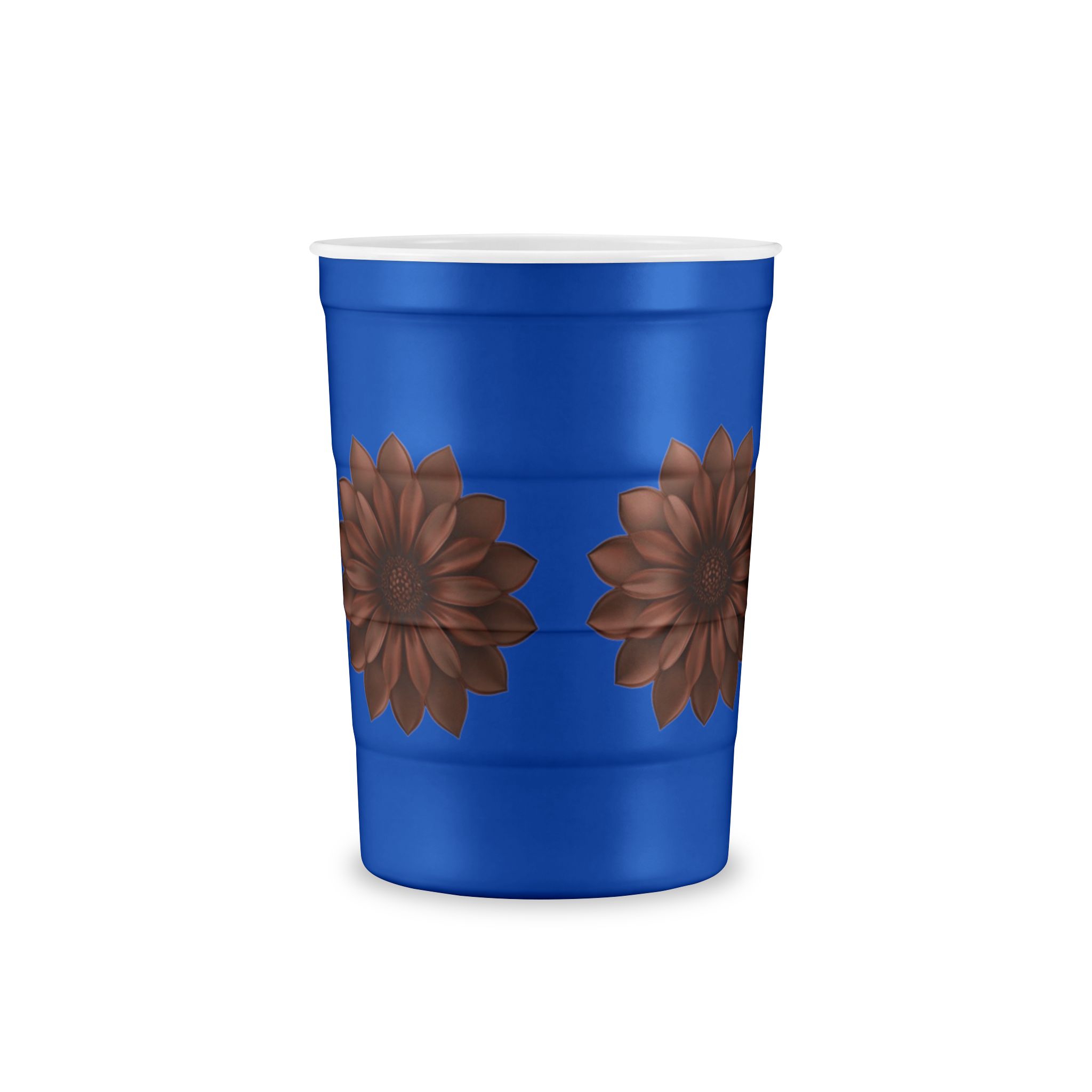 Floral Meadow Steel Cup — Reusable Insulated Cup with Wildflower Band - Image 14