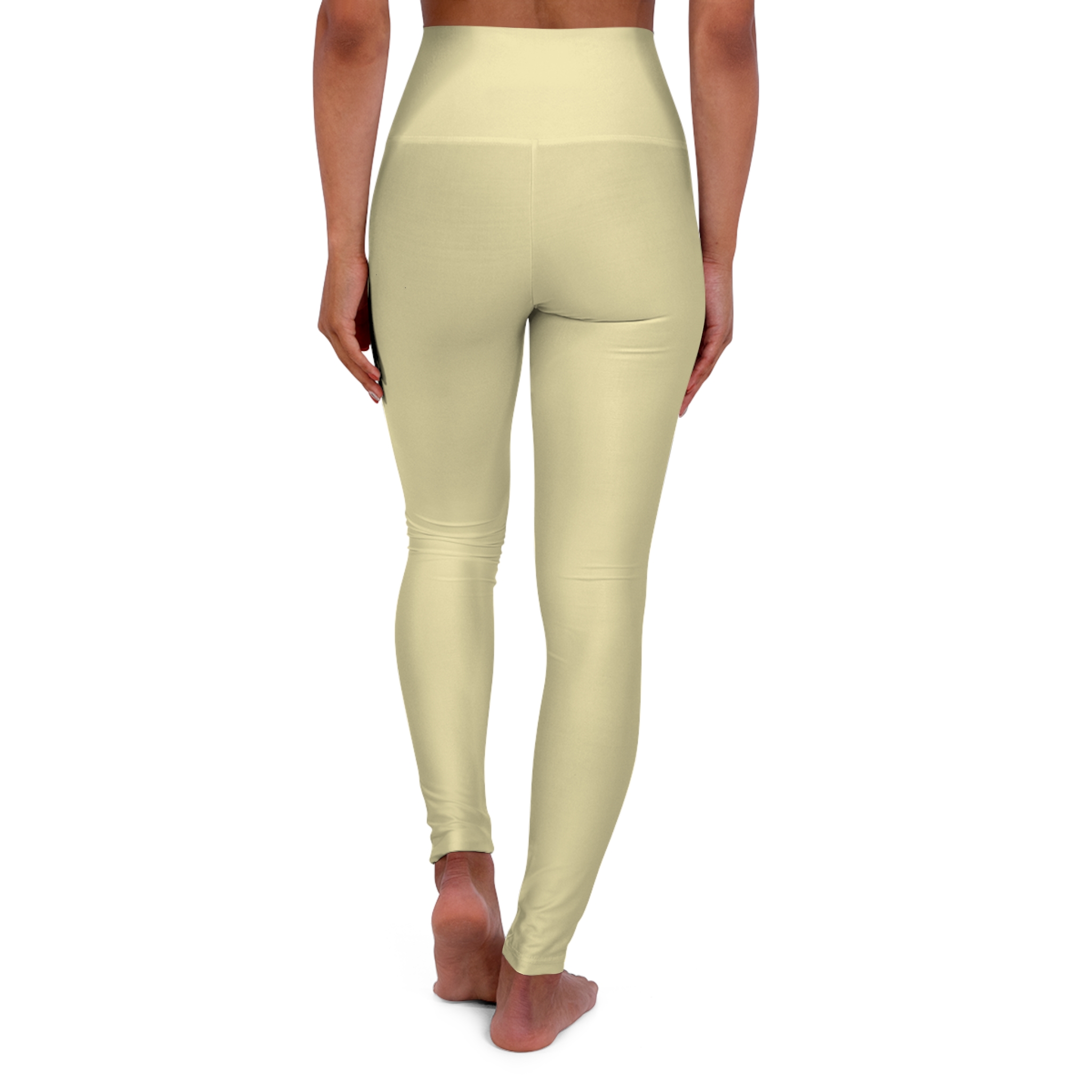 Lightweight Solid AOP Stretch Leggings—High-Waisted Yoga Leggings - Image 3