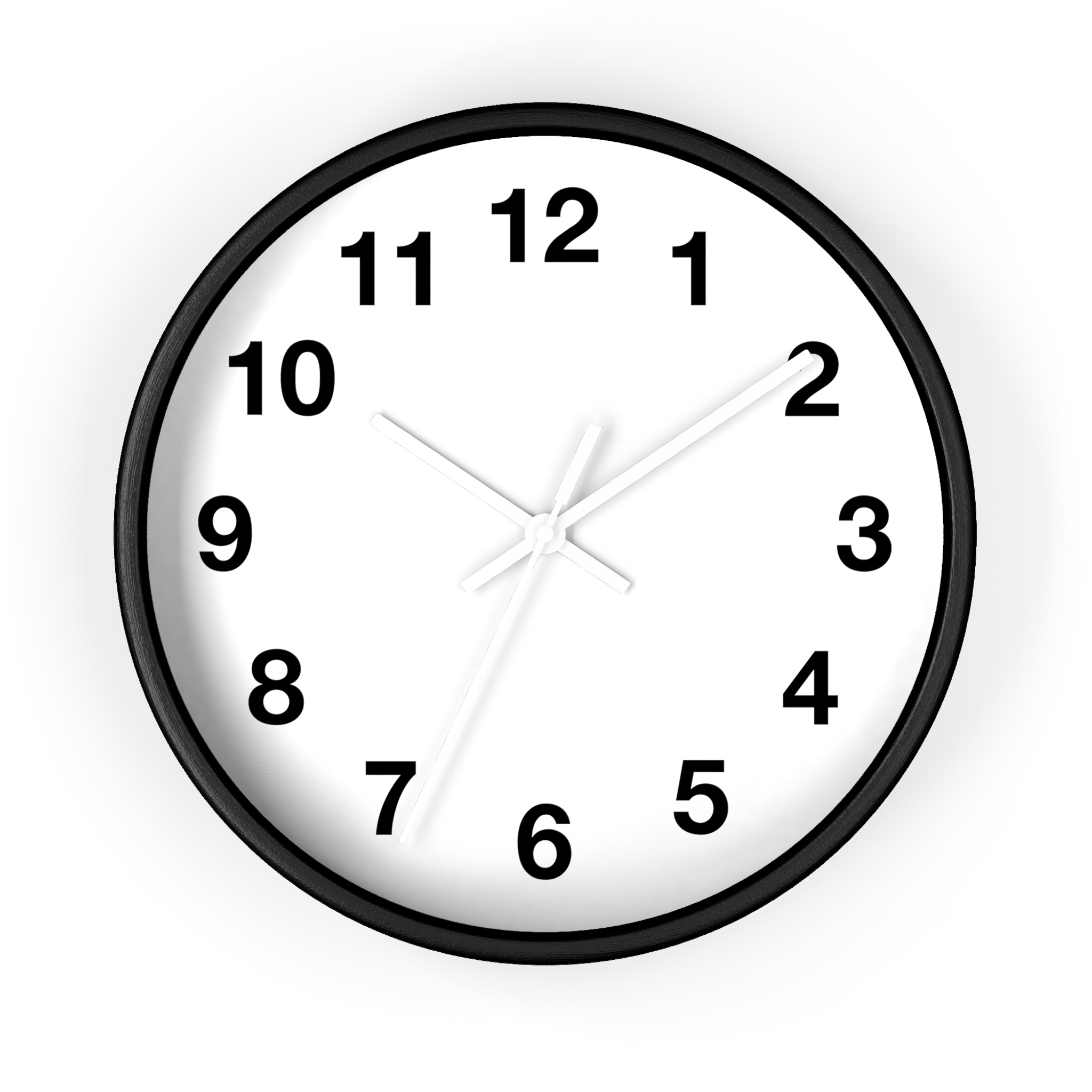 Minimal Black Frame Wall Clock — Modern Silent Home Clock - Image 4