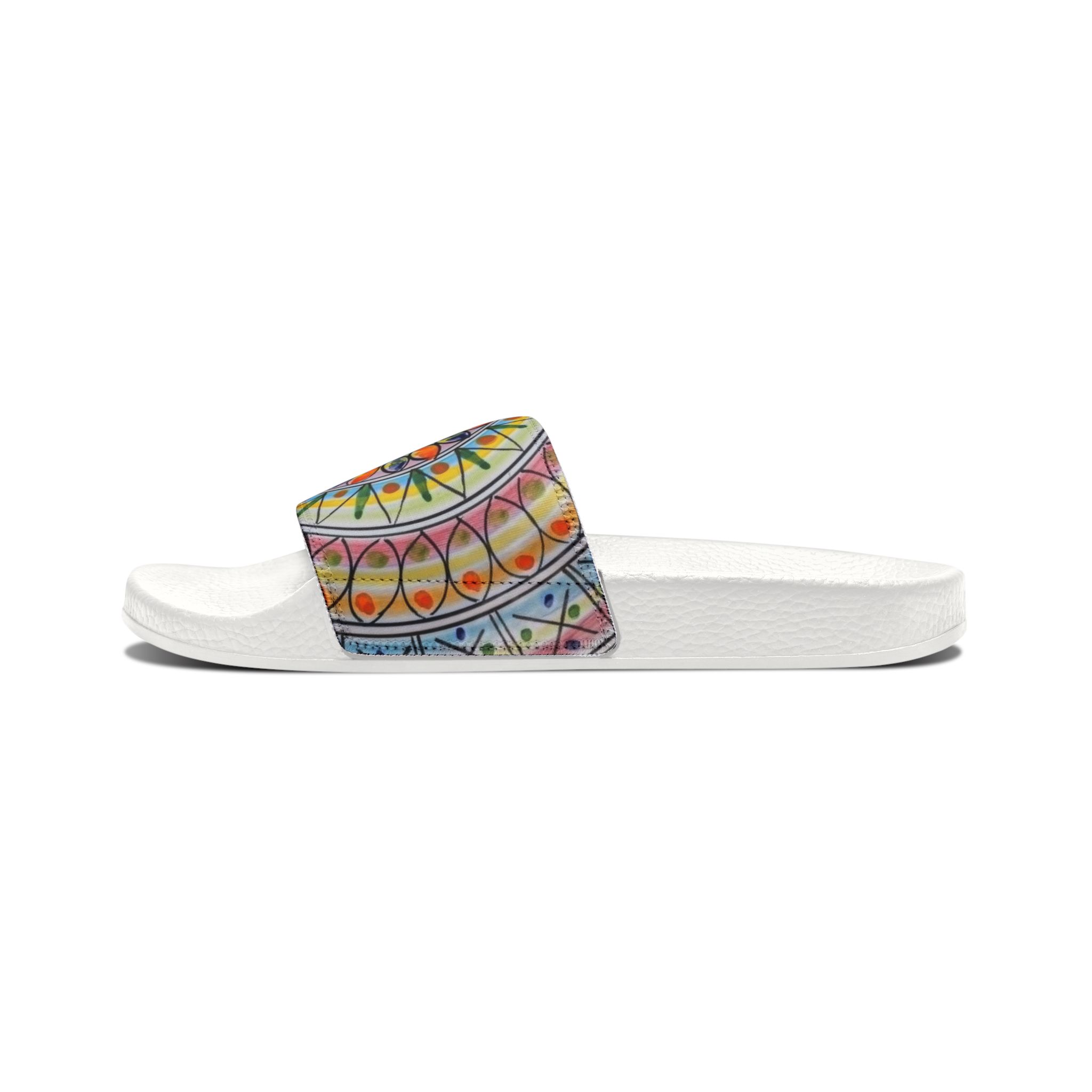 Mandala Slide Sandals — Women's Removable-Strap Summer Slides - Image 9