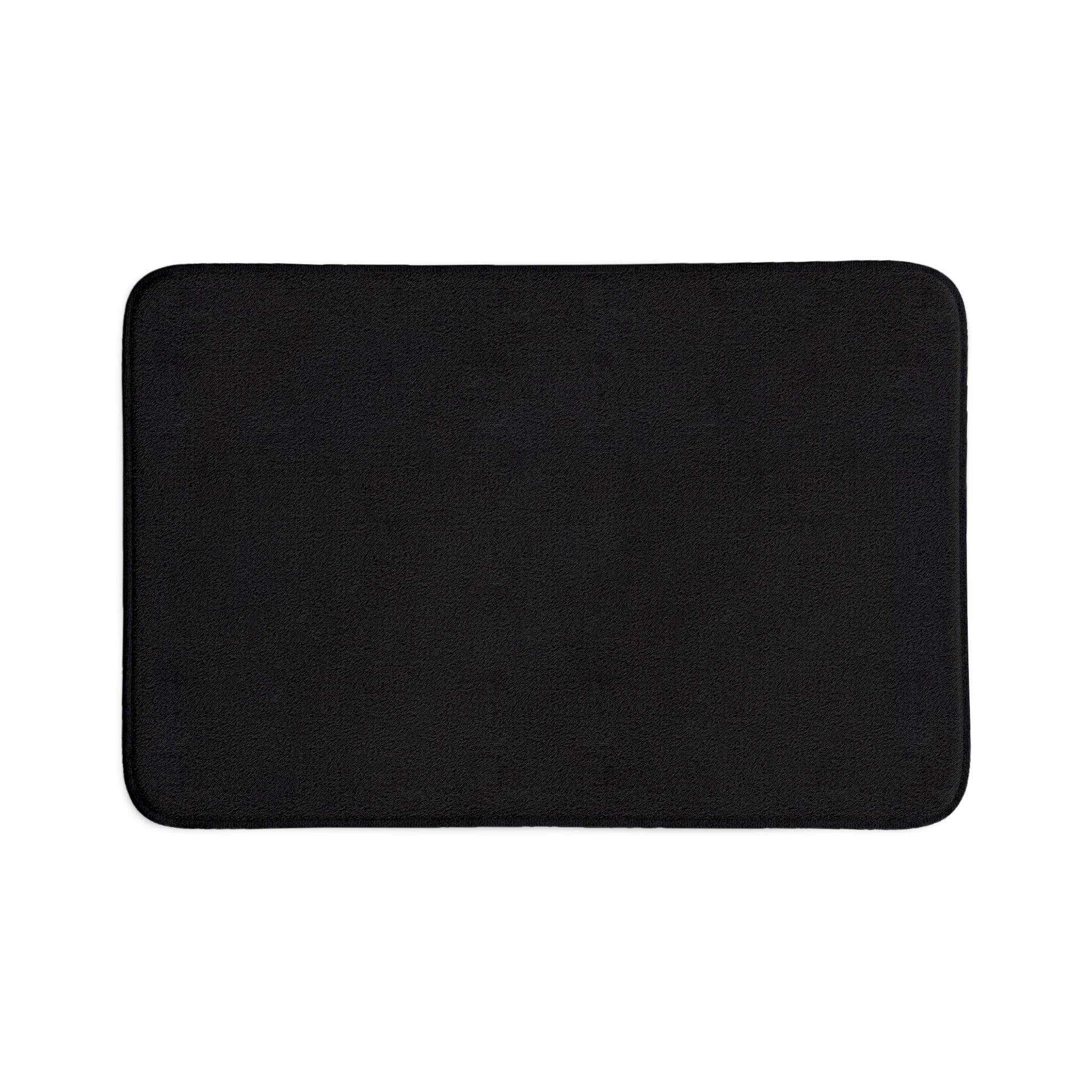 Black 3-Piece Bath Mat Set — Non-Slip Microfiber Bathroom Rugs (Toilet Lid, Contour, Bath Mat) - Image 3
