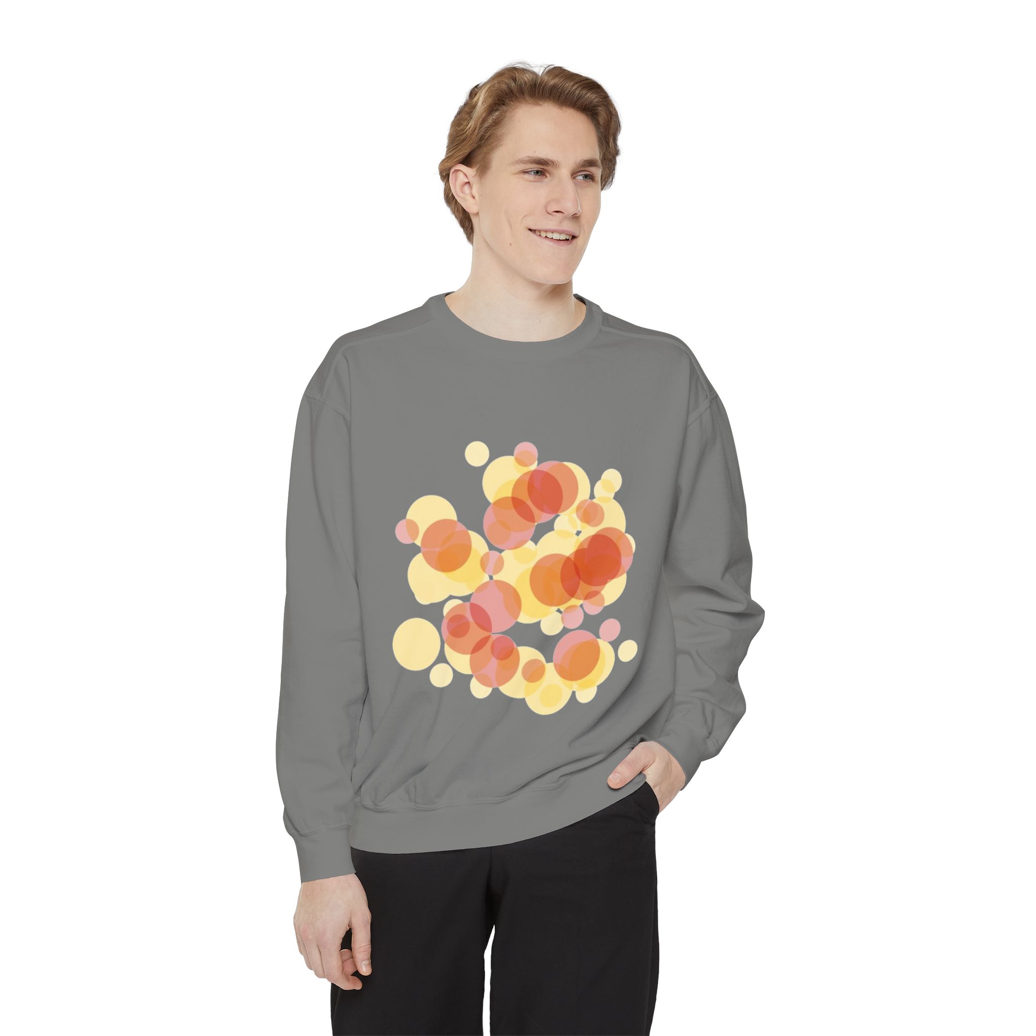 Abstract Sunset Bubbles Sweatshirt - Image 23