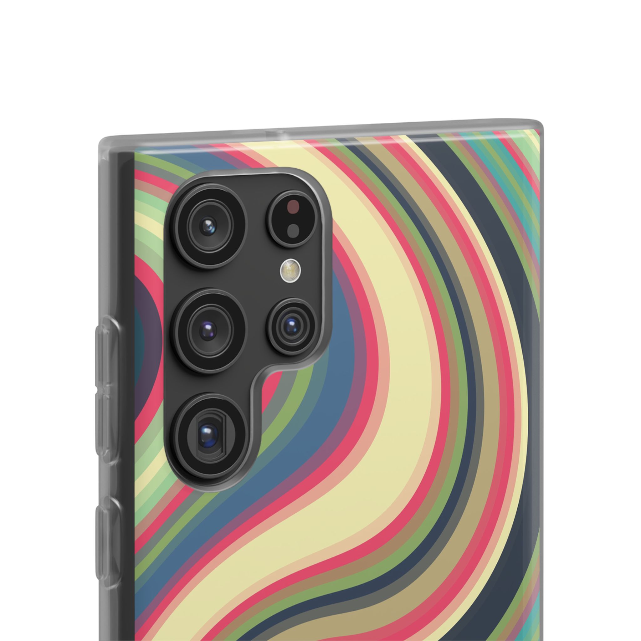 Colorful 1970s-Inspired Abstract Pattern– Retro Swirl Phone Case - Image 41