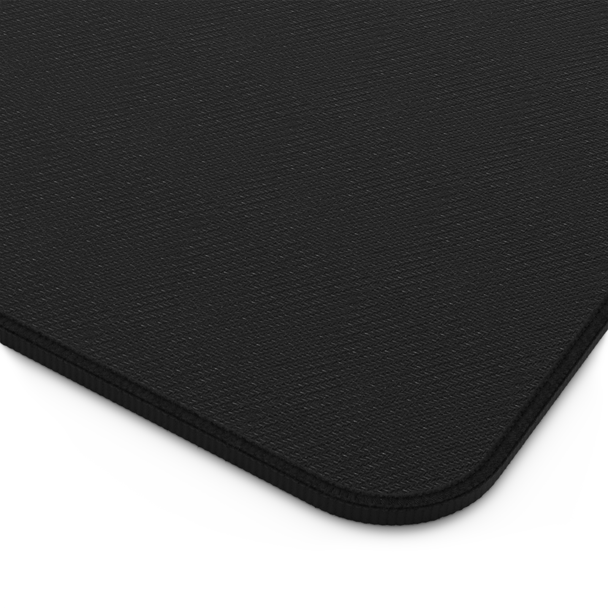 Geometric Glam Desk Mat — Modern Black & Silver Pattern - Image 3