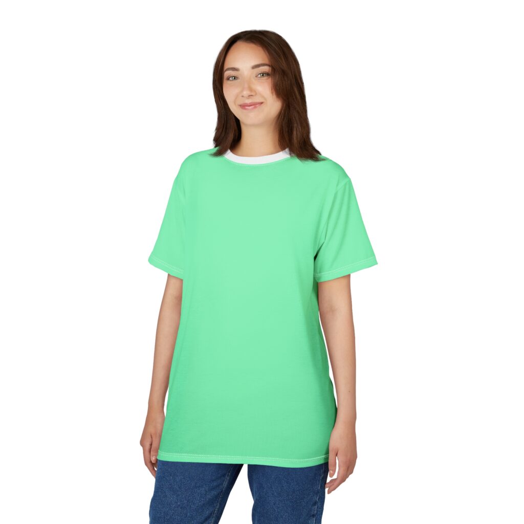 Mint Ringer Tee — Classic Cut & Sew Casual Shirt