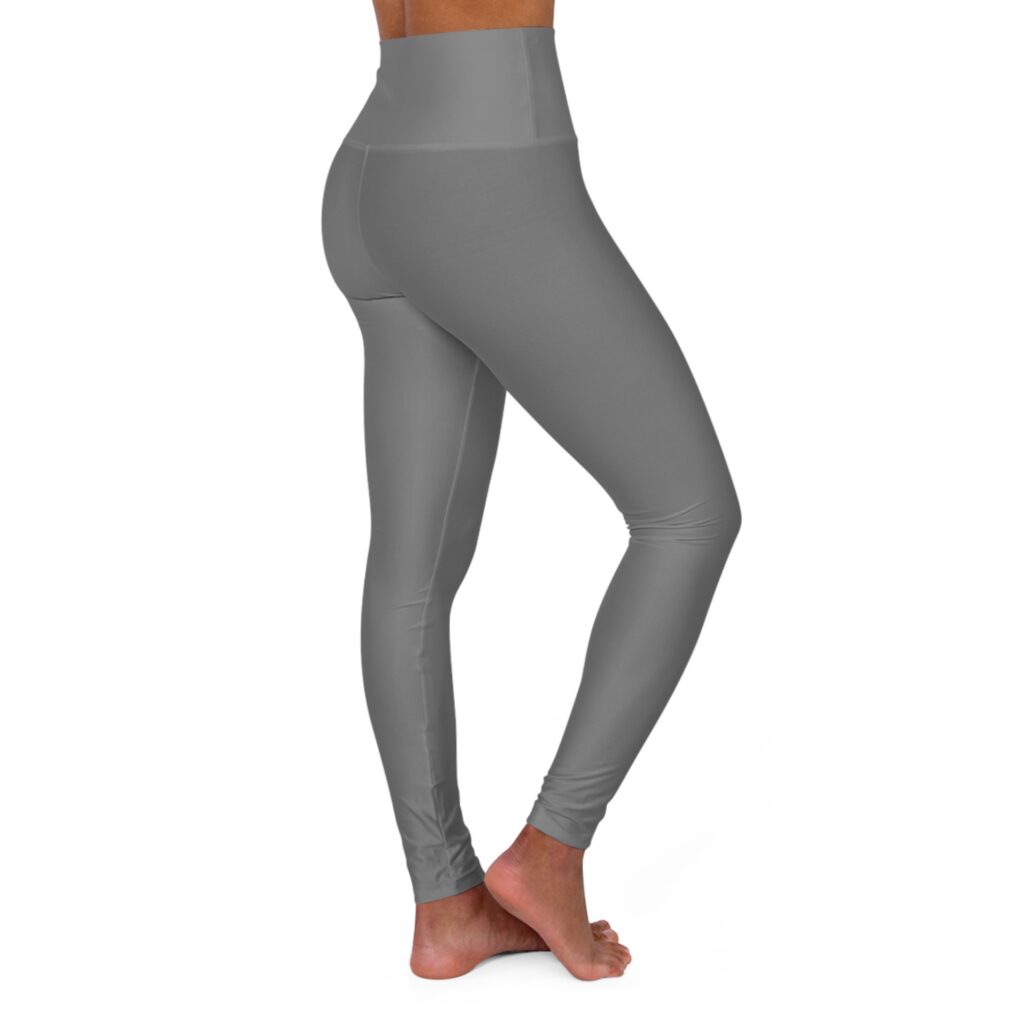 High-Waisted Yoga Leggings — Smooth All-Over-Print Activewear