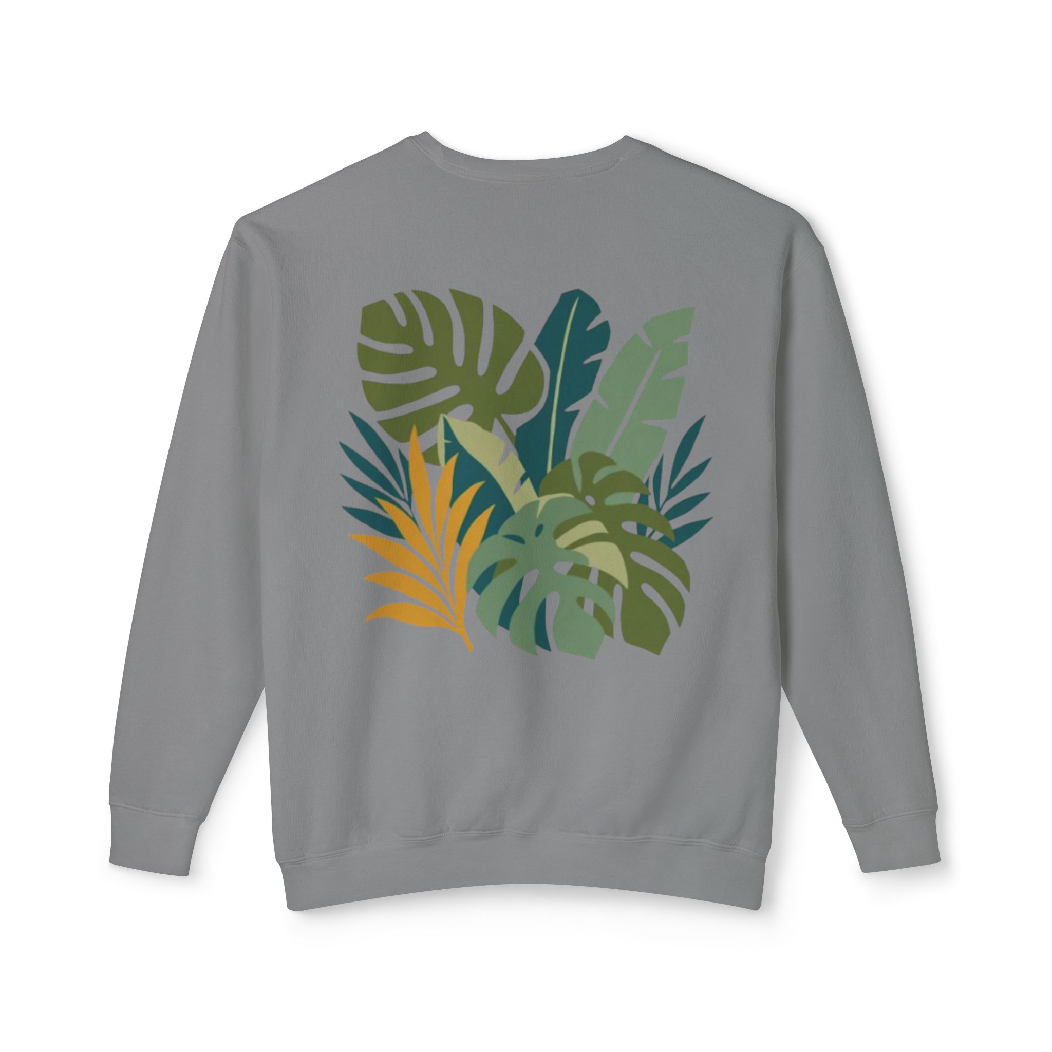 Tropical Leaf Botanical Print Sweatshirt - Image 30