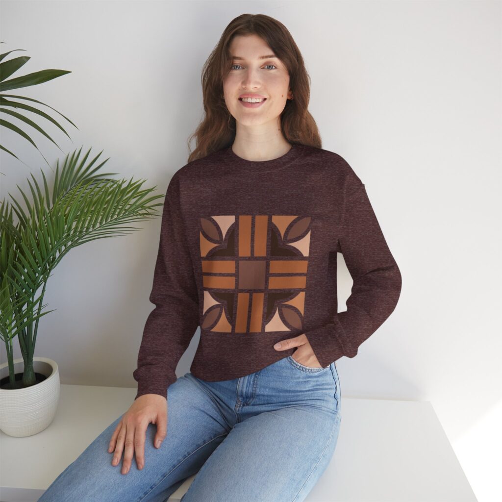 Geometric Art Deco Sweatshirt