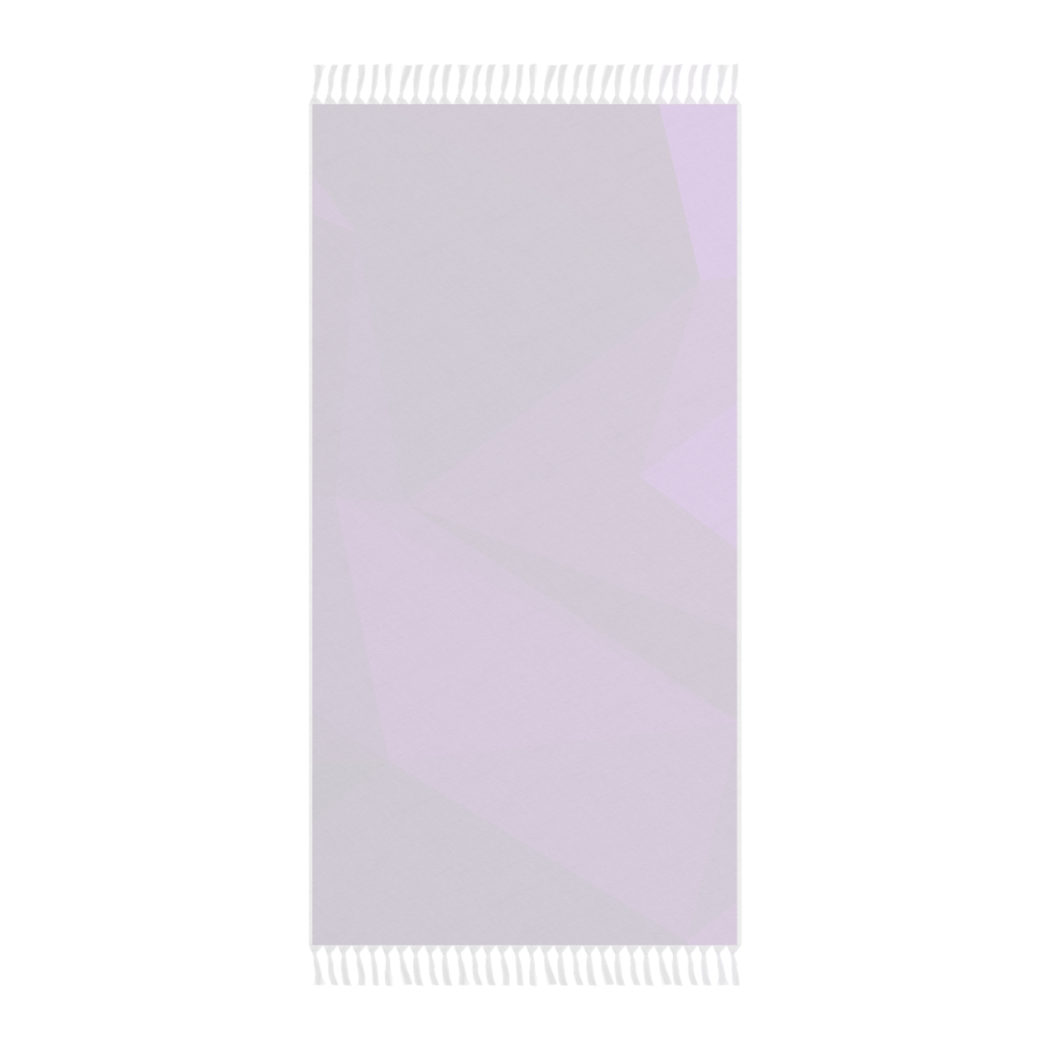 Boho Fringe Beach Towel — Purple Geometric Turkish Towel - Image 3