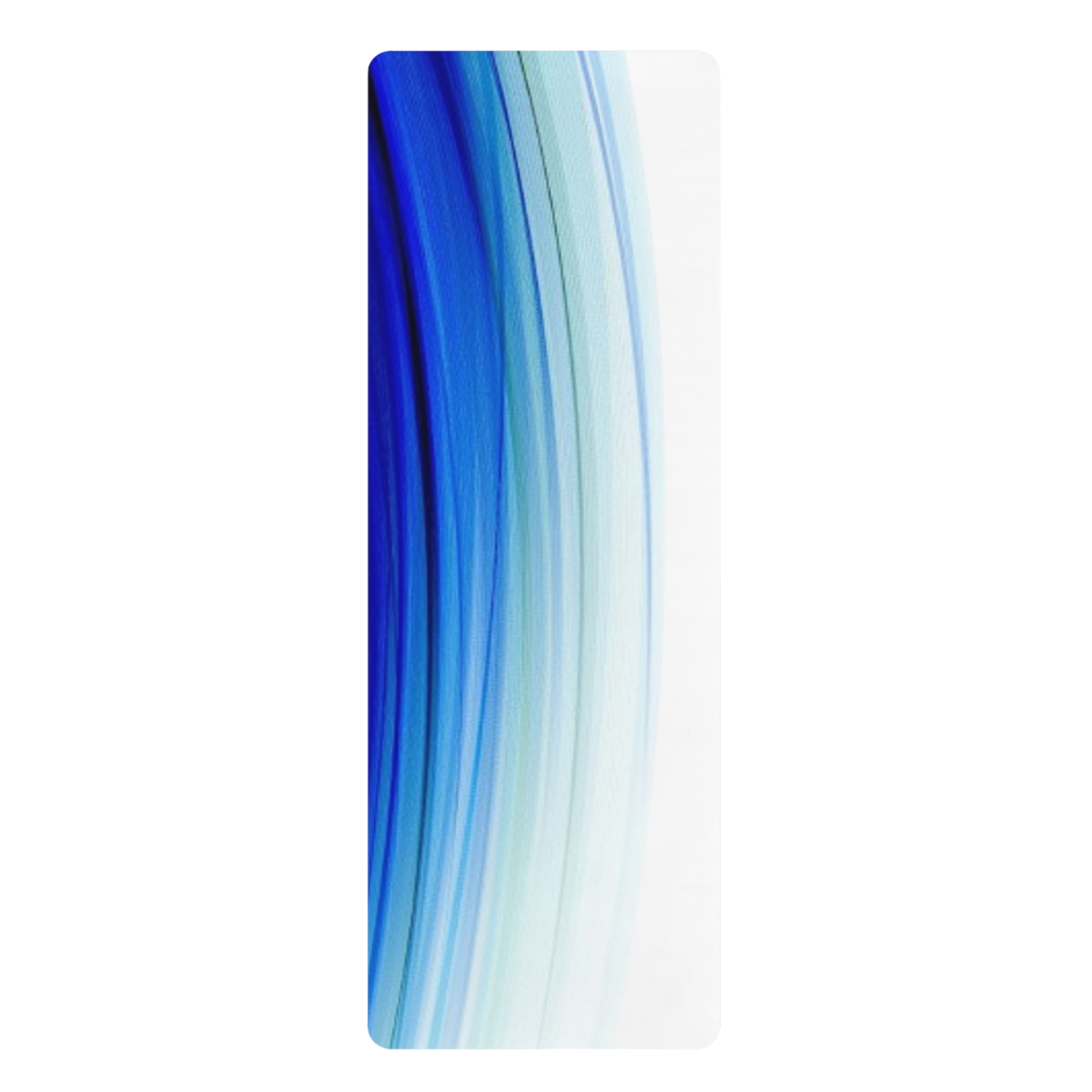 Blue Wave Rubber Yoga Mat — Non-Slip Eco-Friendly Fitness Mat - Image 2