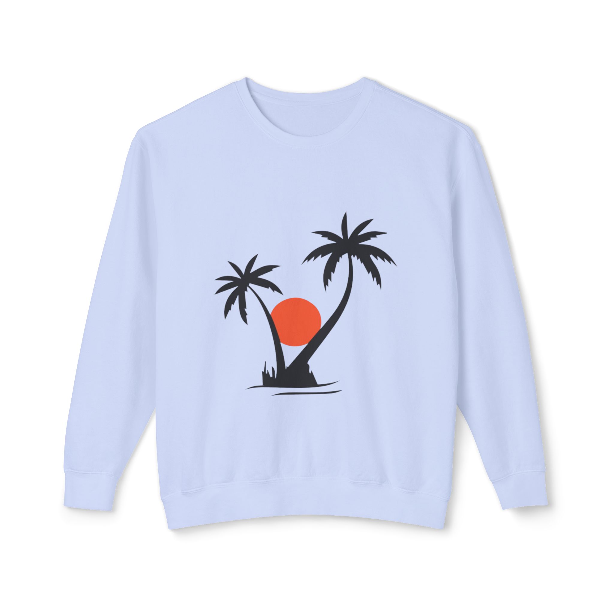 Tropical Sunset Palm Tree Sweatshirt - Image 46