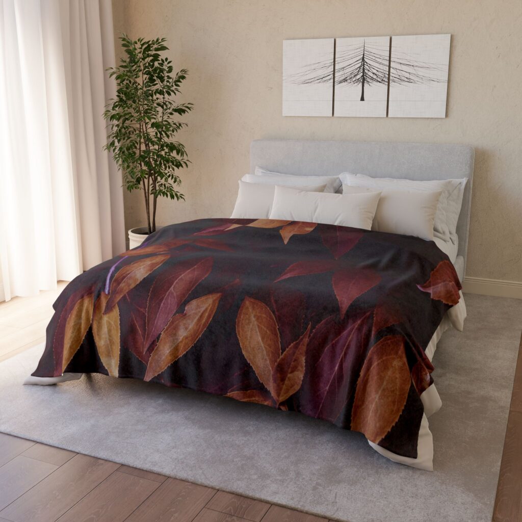 Autumn Leaves Cozy Blanket