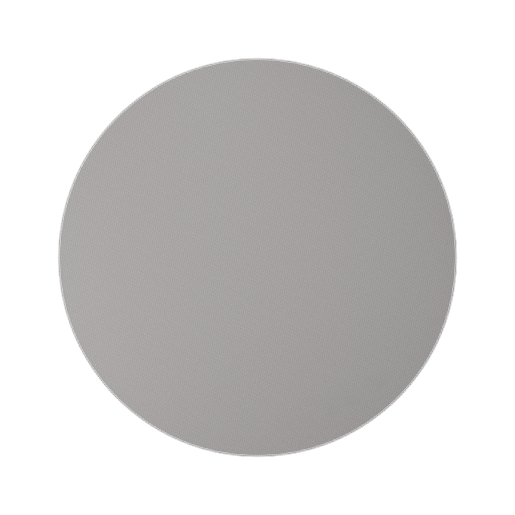 Floral Vine Round Rug — Black & White Decorative Area Mat - Image 3