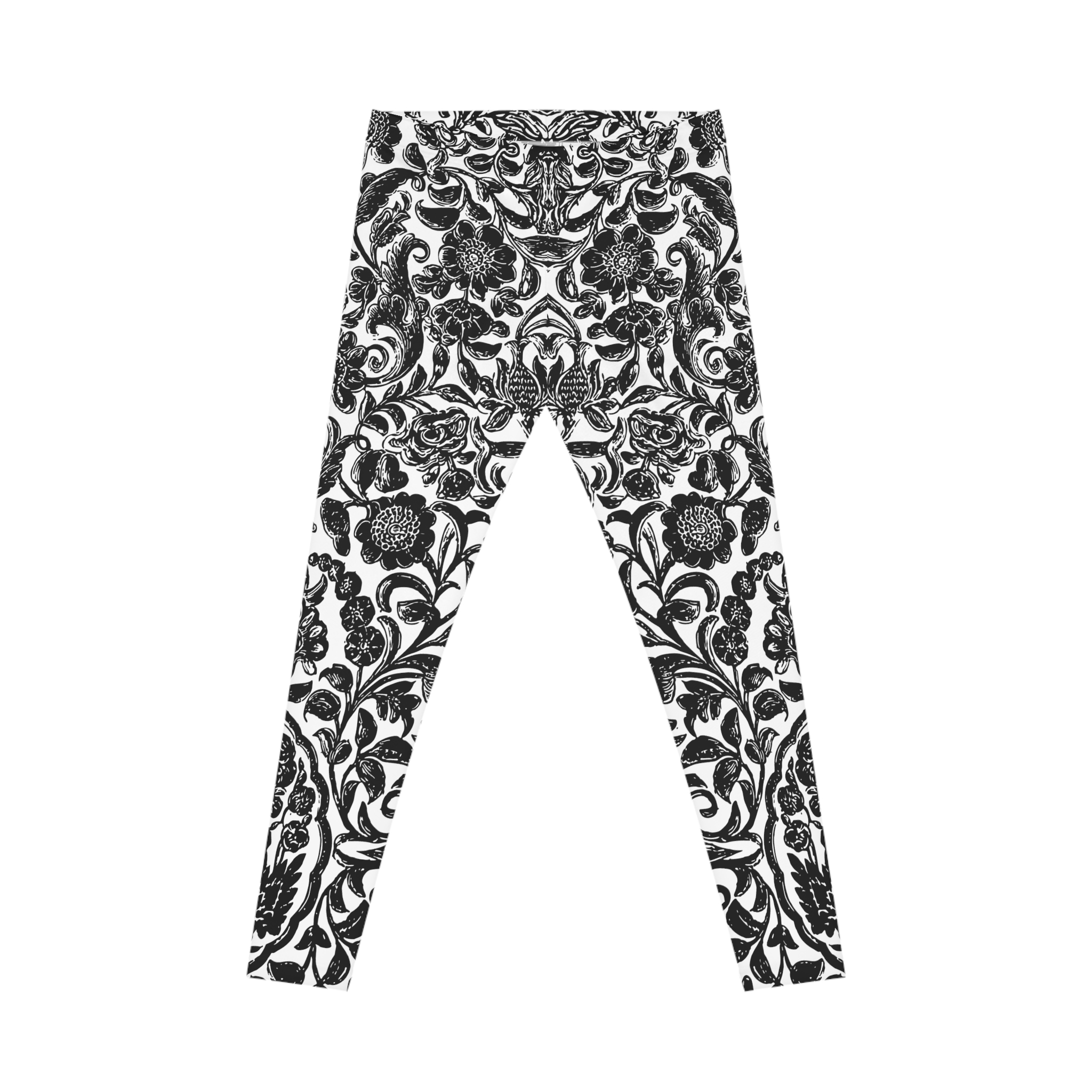Floral Damask Leggings - Image 2