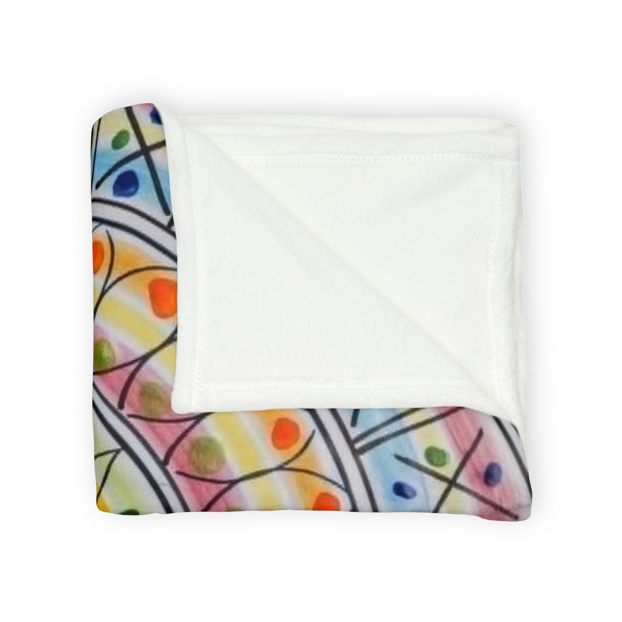 Mandala Sunburst Blanket — Colorful Boho Polyester Throw - Image 11