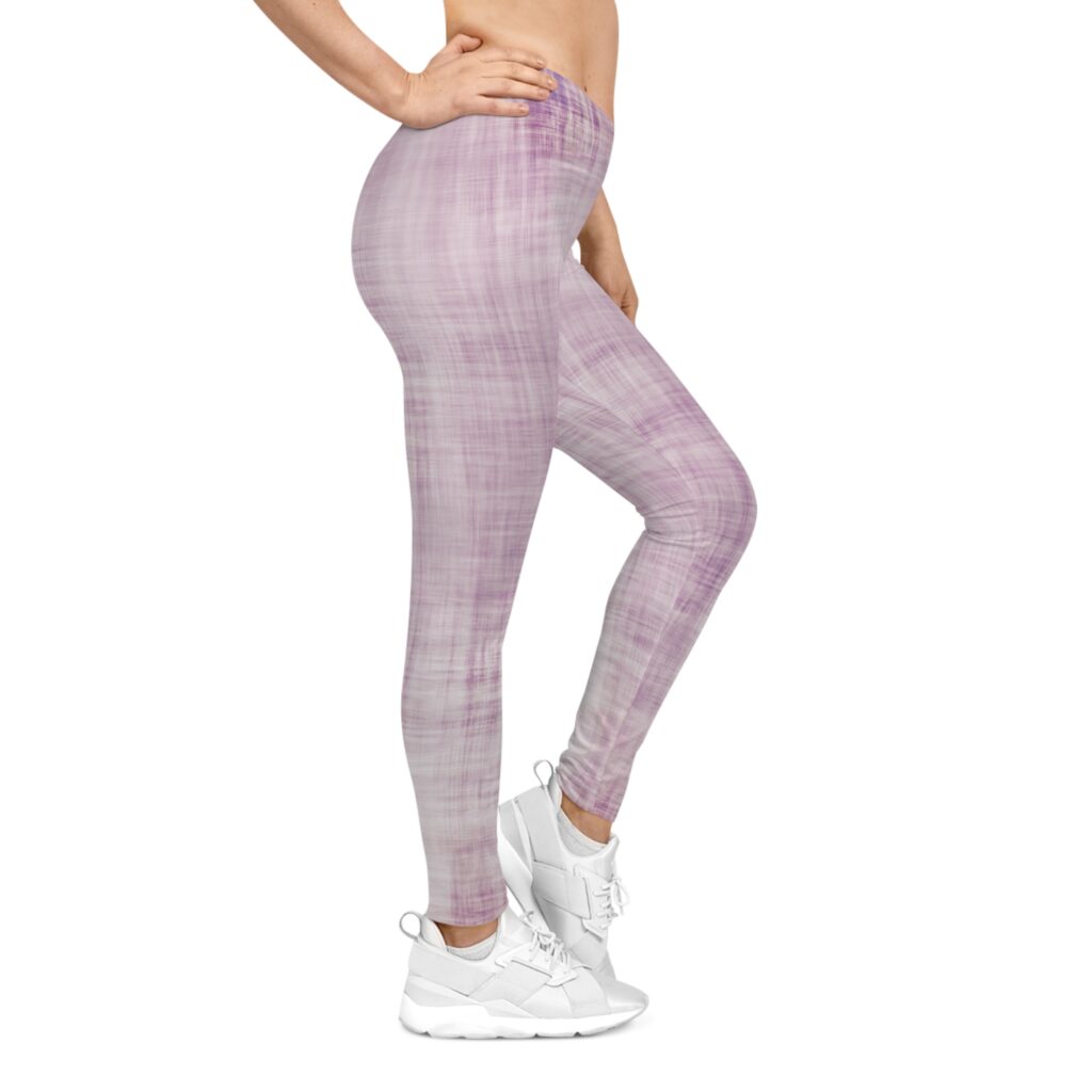 Purple Tie-Dye Leggings