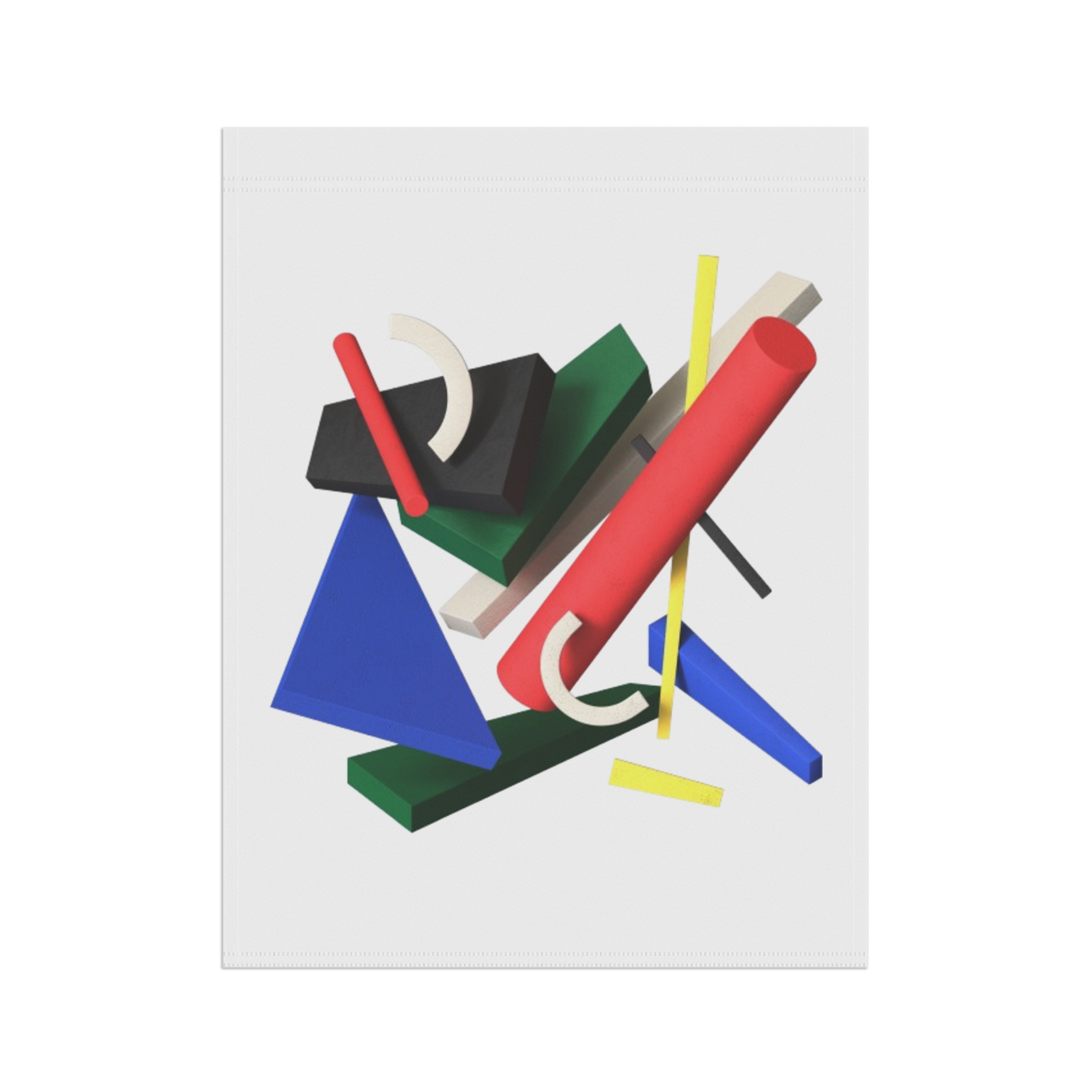 Abstract Geometric Garden Flag - Modern Outdoor House Banner - Image 7