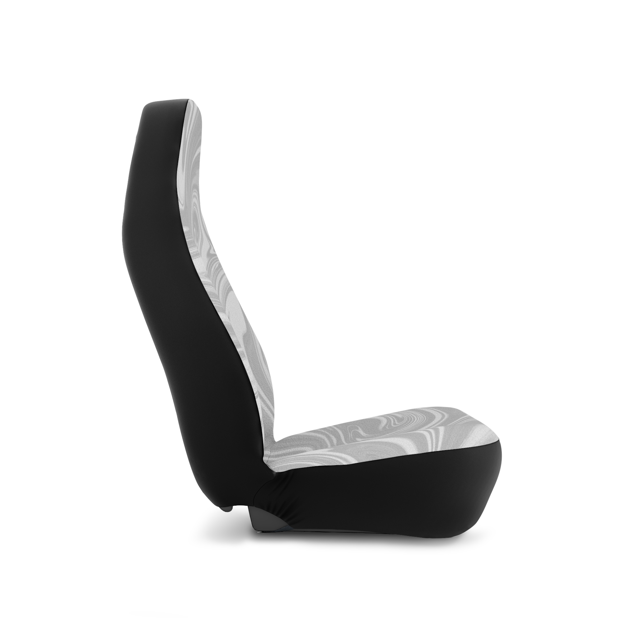 Gray Swirl Marble Car Seat Covers - Image 5