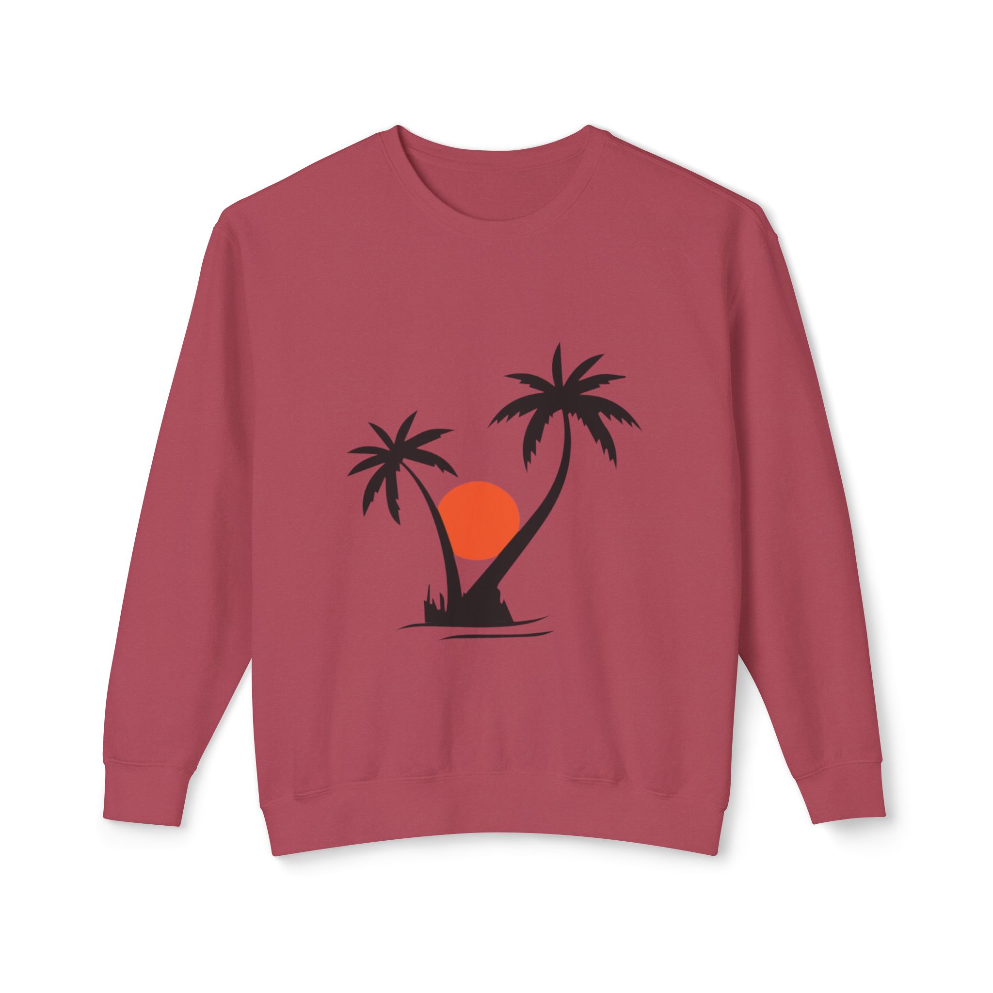 Tropical Sunset Palm Tree Sweatshirt - Image 66