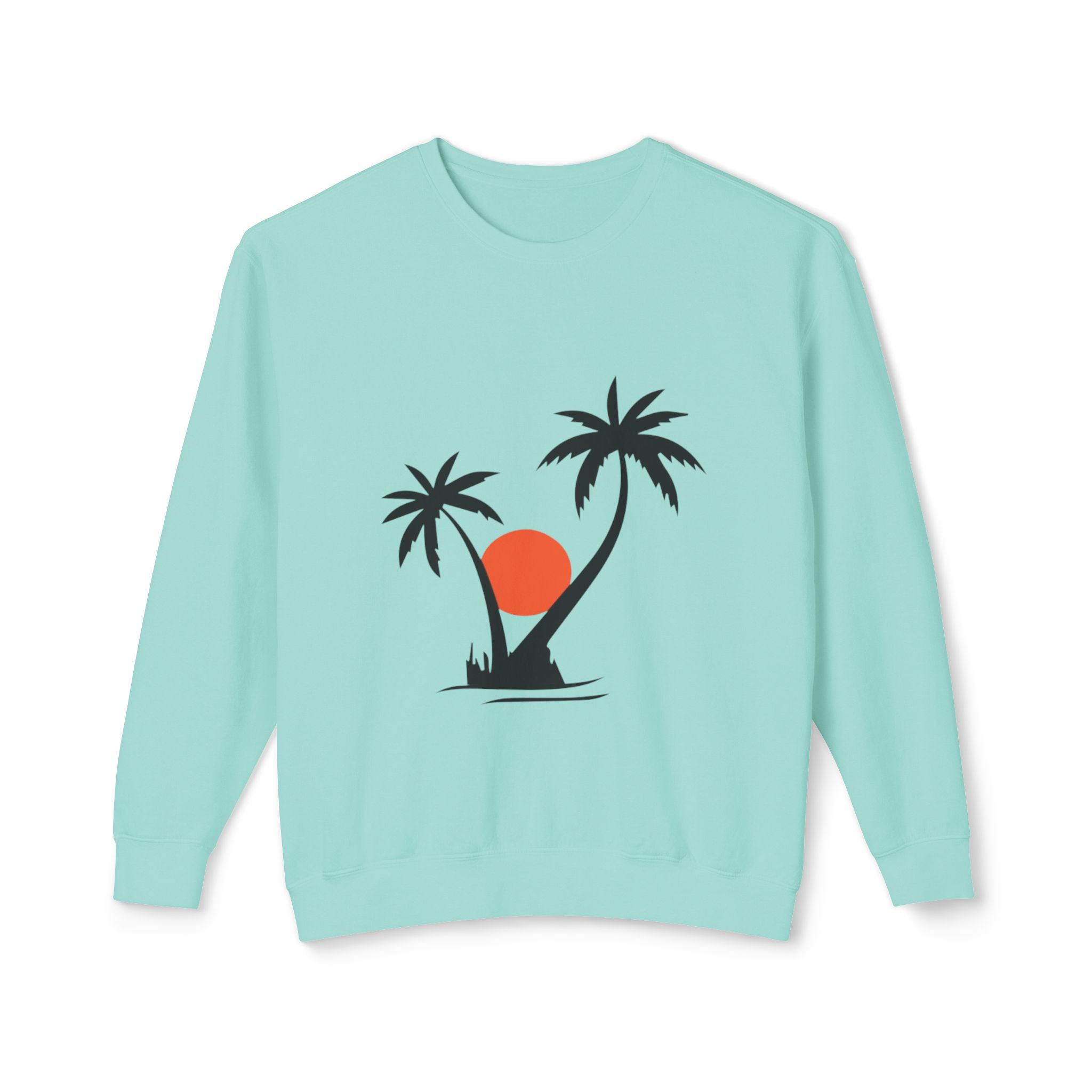 Tropical Sunset Palm Tree Sweatshirt - Image 41
