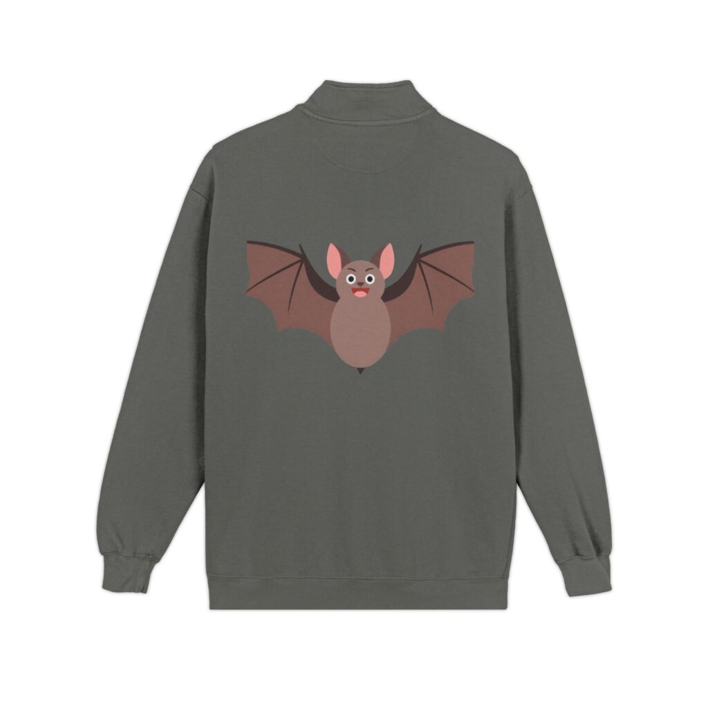 Cute Bat Halloween Quarter-Zip Sweatshirt