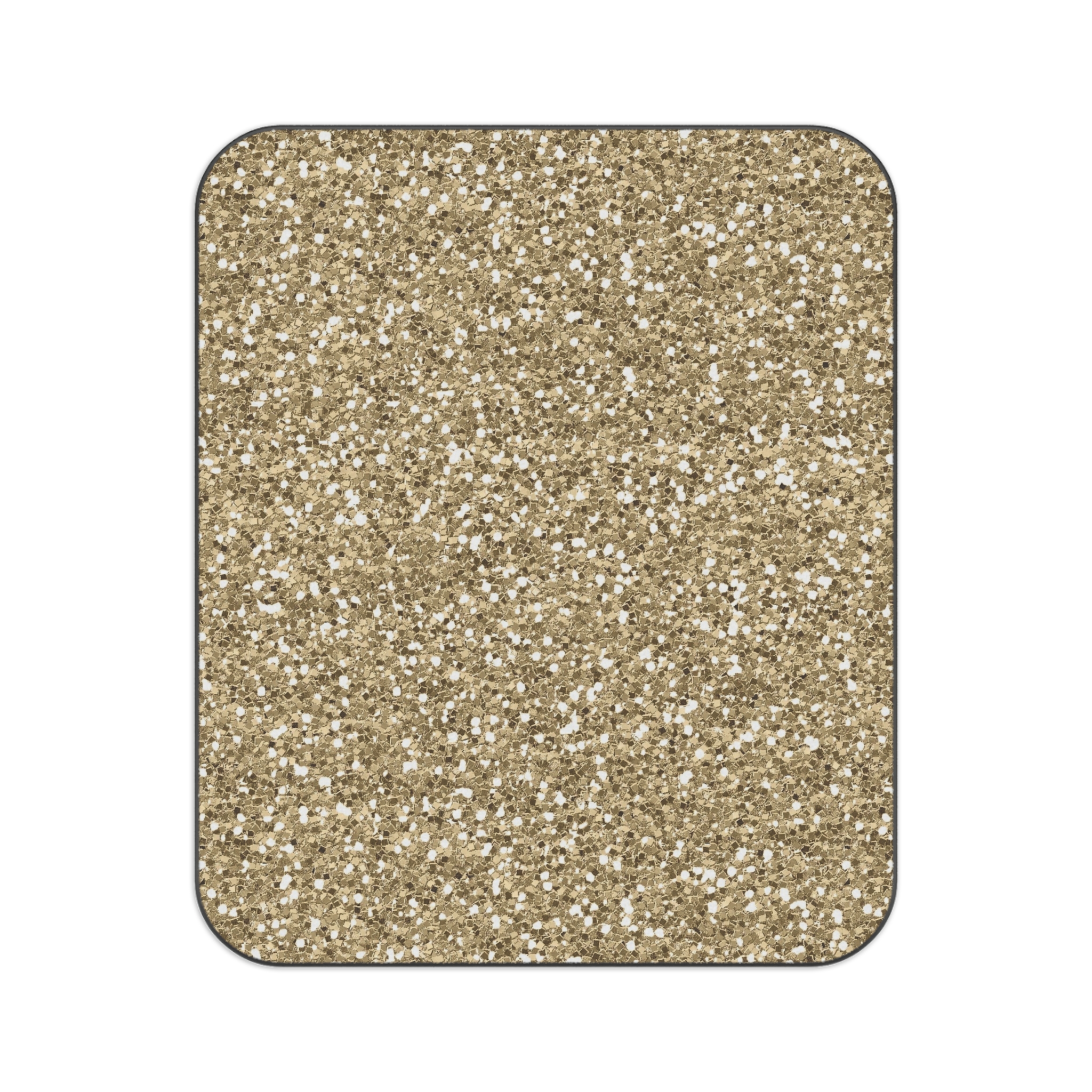 Gold Glitter Picnic Blanket — Waterproof Outdoor Blanket for Beach, Park & Camping - Image 2
