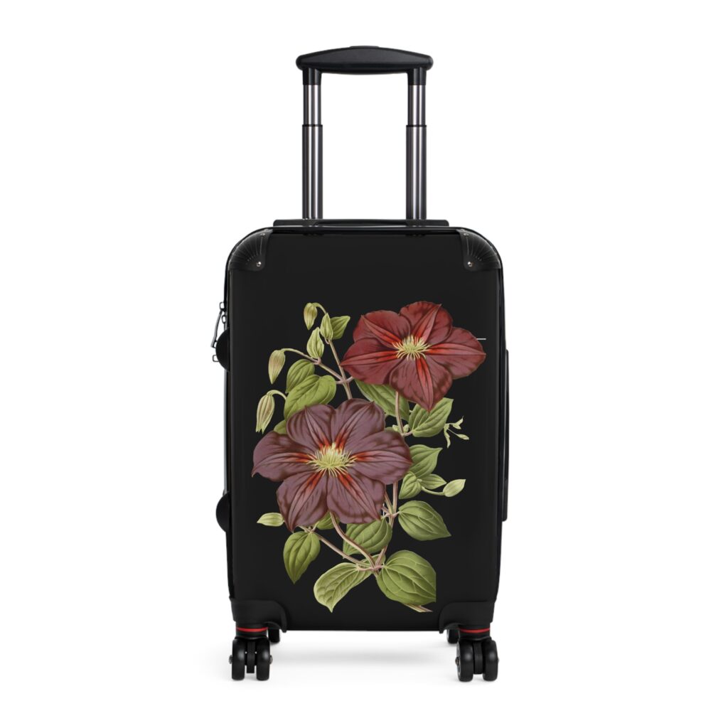 Floral Botanical Print Suitcase