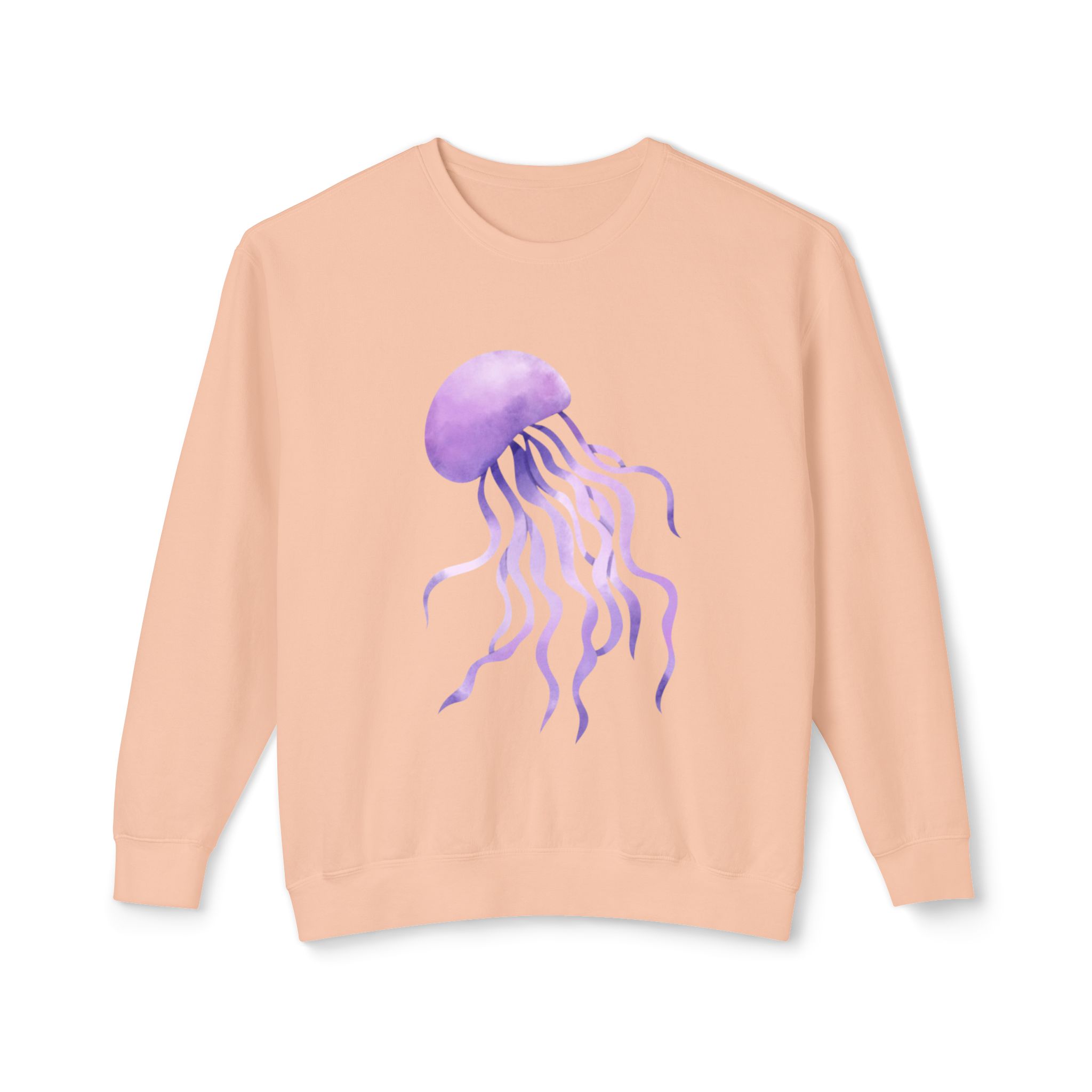 Purple Jellyfish Ocean-Inspired Sweatshirt - Image 9